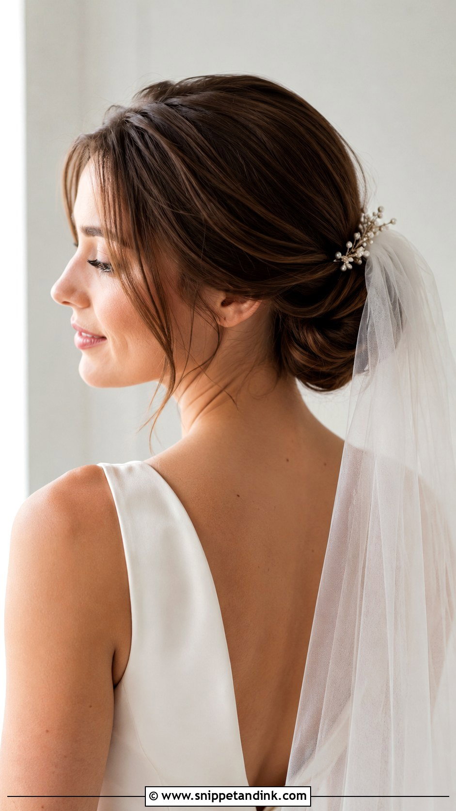 Low Chignon Wedding Hairstyle - Snippet and Ink - 15 Wedding Hairstyle Ideas for Long Hair