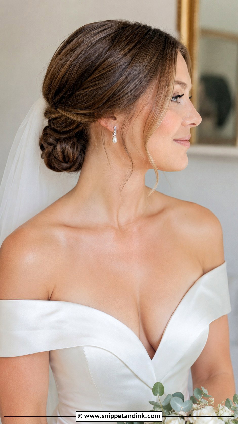 Low Chignon Wedding Updo - Snippet and Ink - 20 Hair for a Wedding Ideas