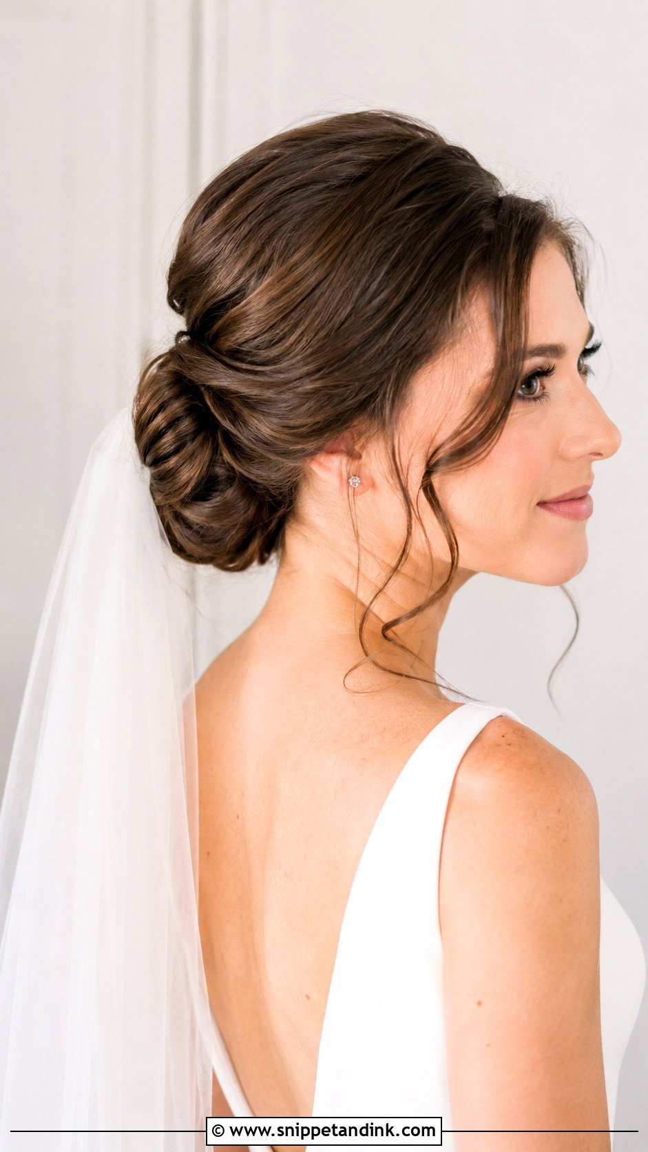 Low Chignon Wedding Updo - Snippet and Ink - 20 Hair for Weddings