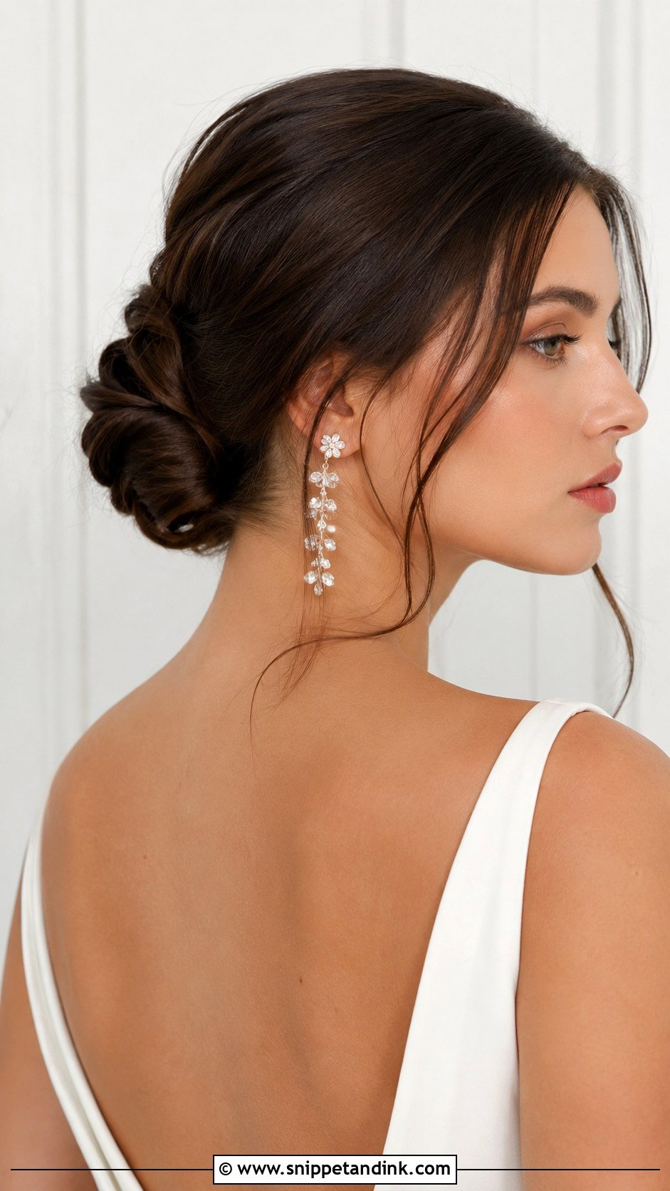 Low Chignon With Face Framing Pieces - Snippet and Ink - 25 2025 Bride Hairstyles