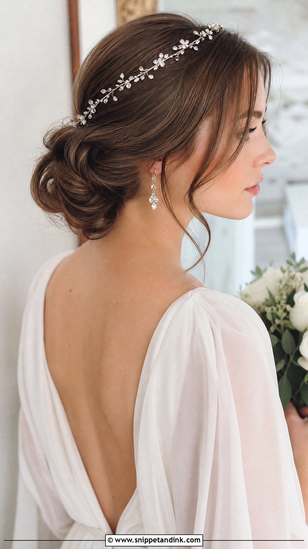 Low Chignon for Straight Hair Wedding Guest - Snippet and Ink - 20 Straight Hairstyles Wedding Guest