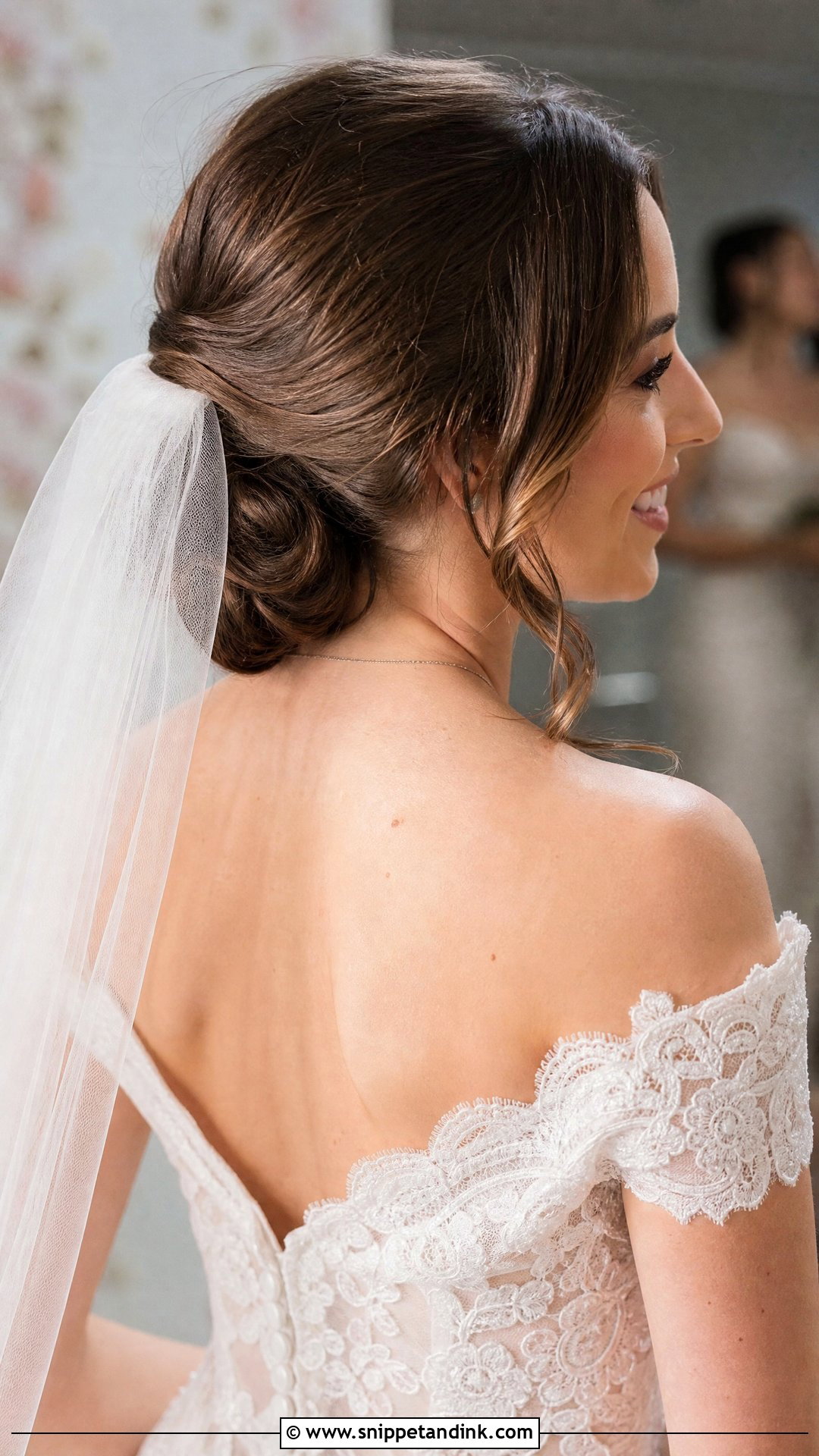Low French Twist Wedding Hairstyle - Snippet and Ink - 15 French Twist Wedding Hairstyles