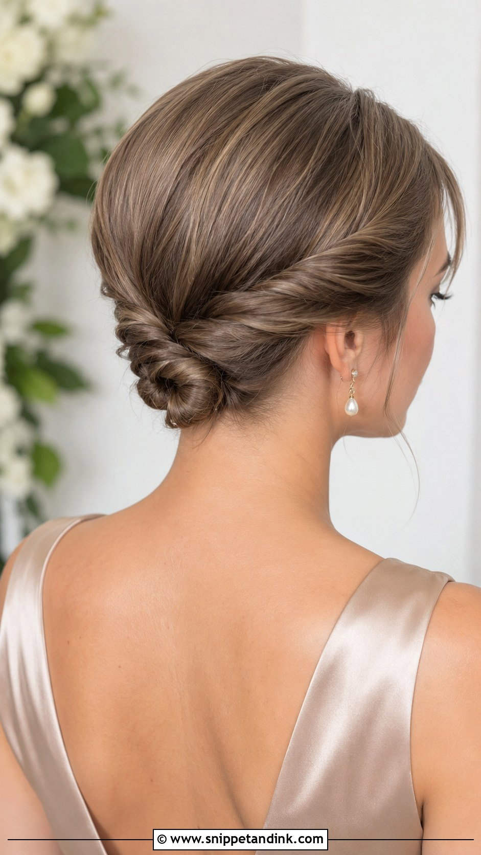 Low Knot Updo For Short Hair - Snippet and Ink - 20 Bridesmaid Hairstyles Updo Short Hair