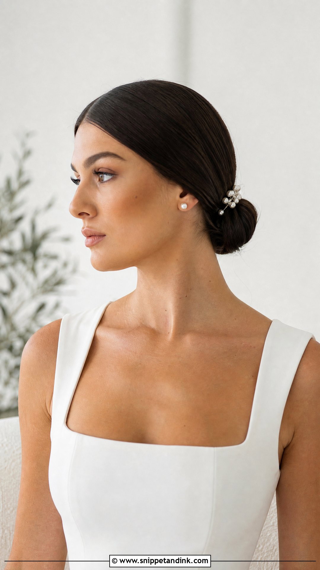 Low Knot Wedding Updo For Long Hair - Snippet and Ink - 20 Up Hairstyles for Long Hair Wedding