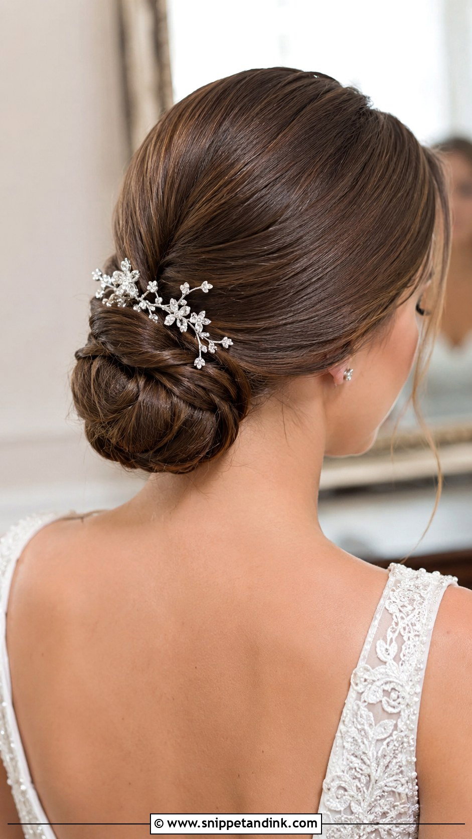 Low Knotted Bun Wedding Hairstyle Tutorial - Snippet and Ink - 25 Wedding Hairstyles Tutorial