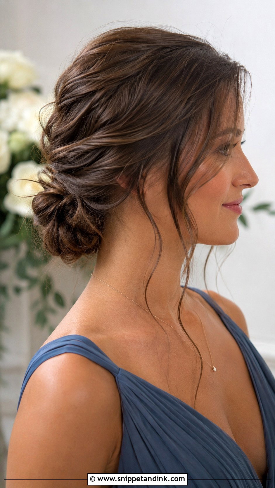 Low Knotted Updo - Snippet and Ink - 25 Mother of the Bride Updos