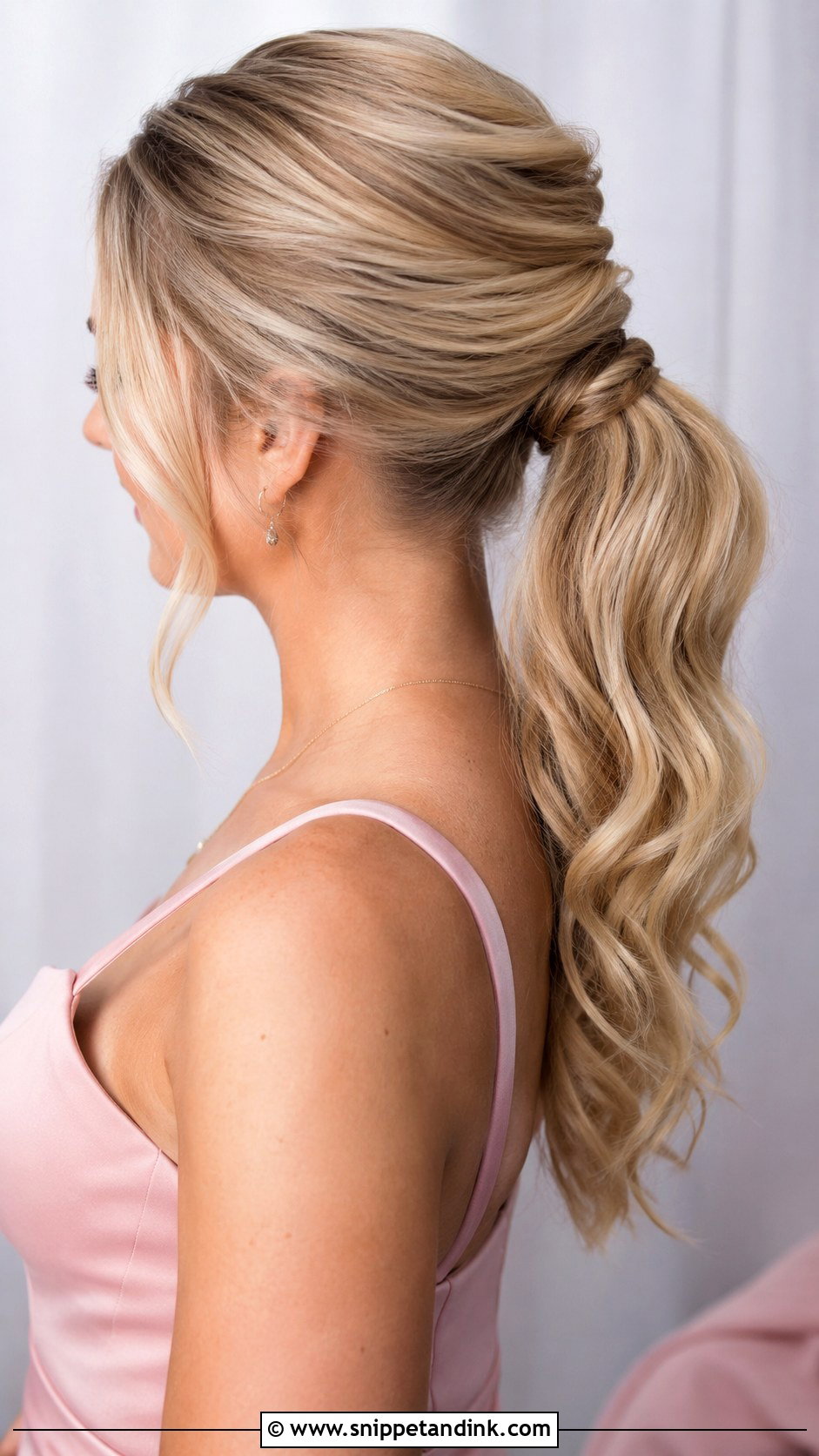 Low Pony Bridesmaid Hair With Volume - Snippet and Ink - 20 Low Pony Bridesmaid Hair Ideas