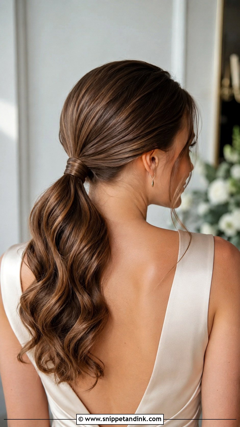 Low Ponytail Bridesmaid Updo - Snippet and Ink - 20 Updos Bridesmaid Hair