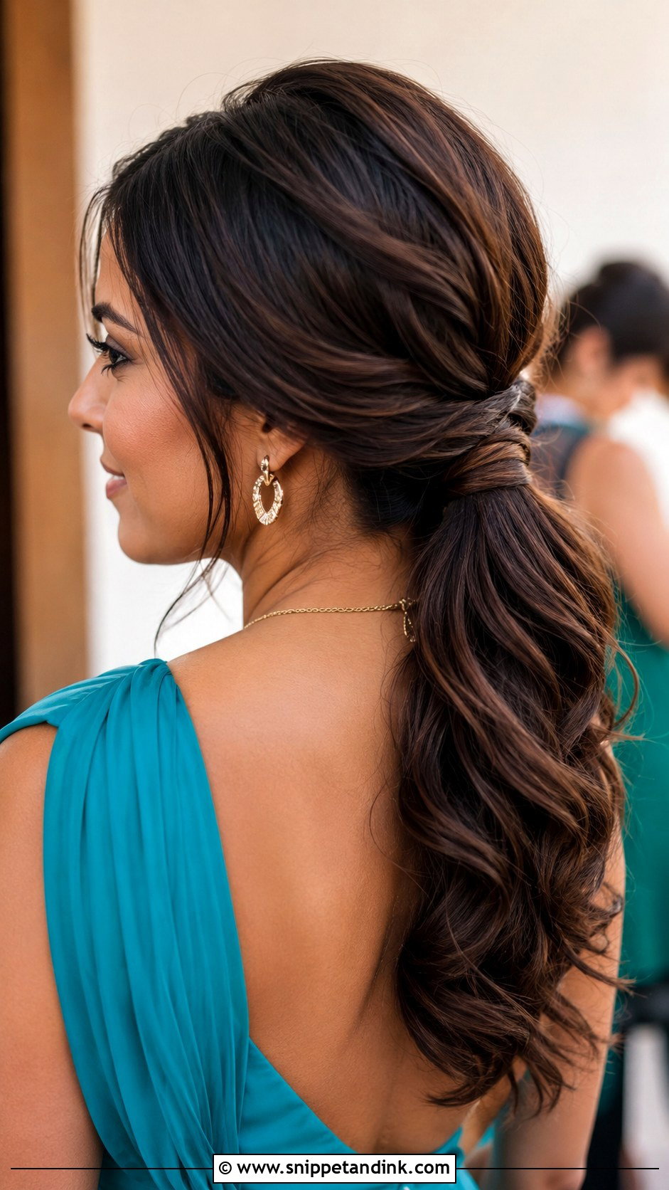 Low Ponytail Wedding Guest Hairstyle - Snippet and Ink - 15 Hairstyle Ideas Wedding Guest