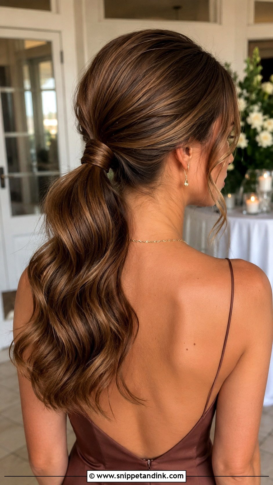 Low Ponytail Wedding Guest Hairstyle - Snippet and Ink - 15 Hair Styles for Guest At Wedding