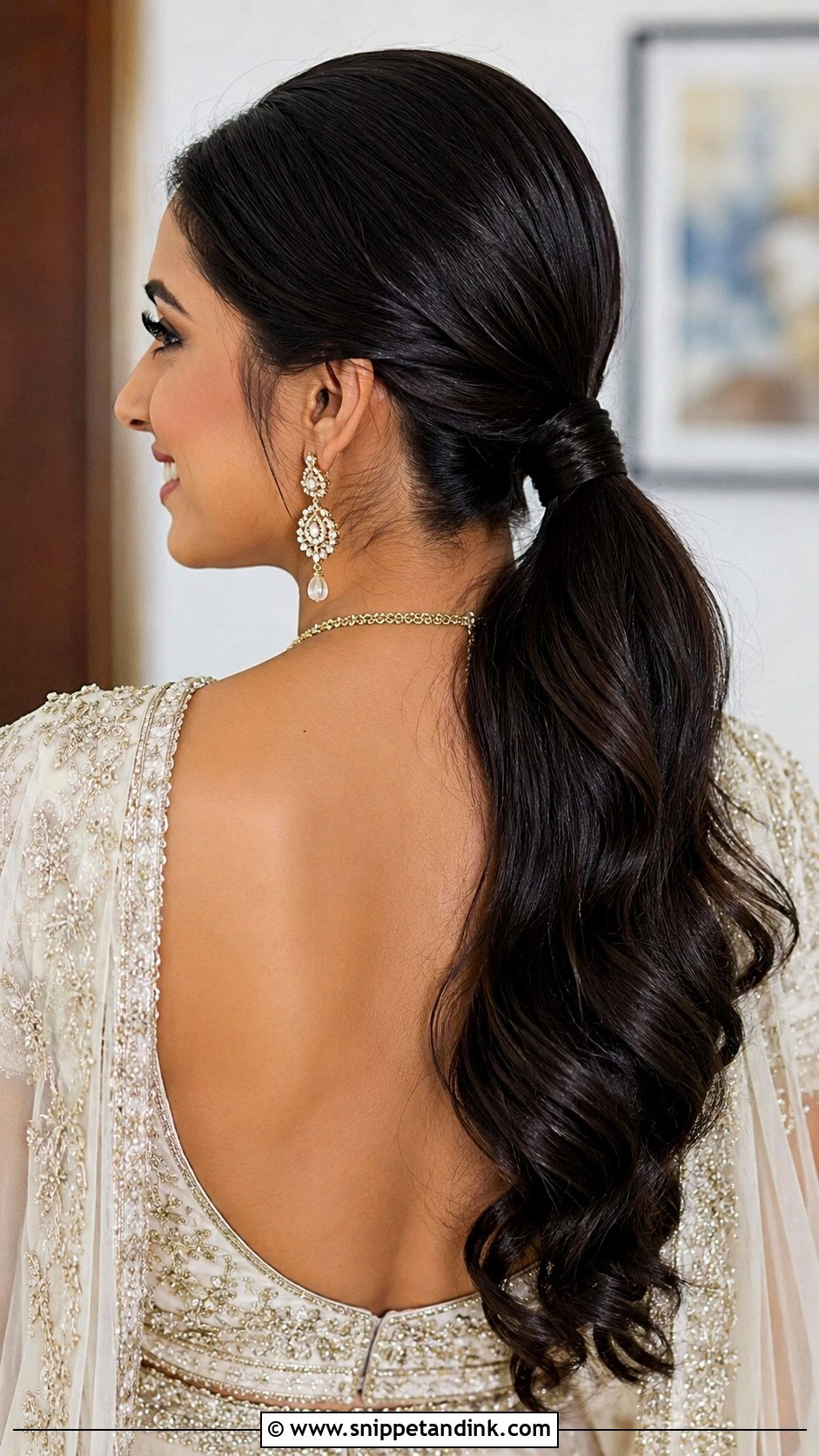 Low Ponytail Wedding Hairstyle - Snippet and Ink - 15 Unique Hairstyles for Wedding