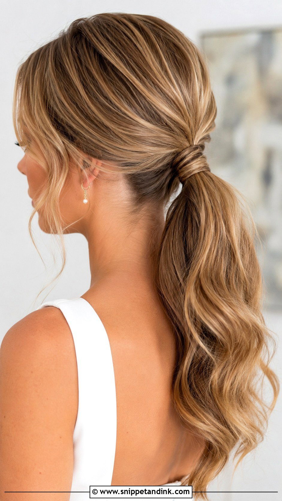 Low Ponytail Wedding Hairstyle Step By Step - Snippet and Ink - 15 Wedding Hairstyles Step By Step