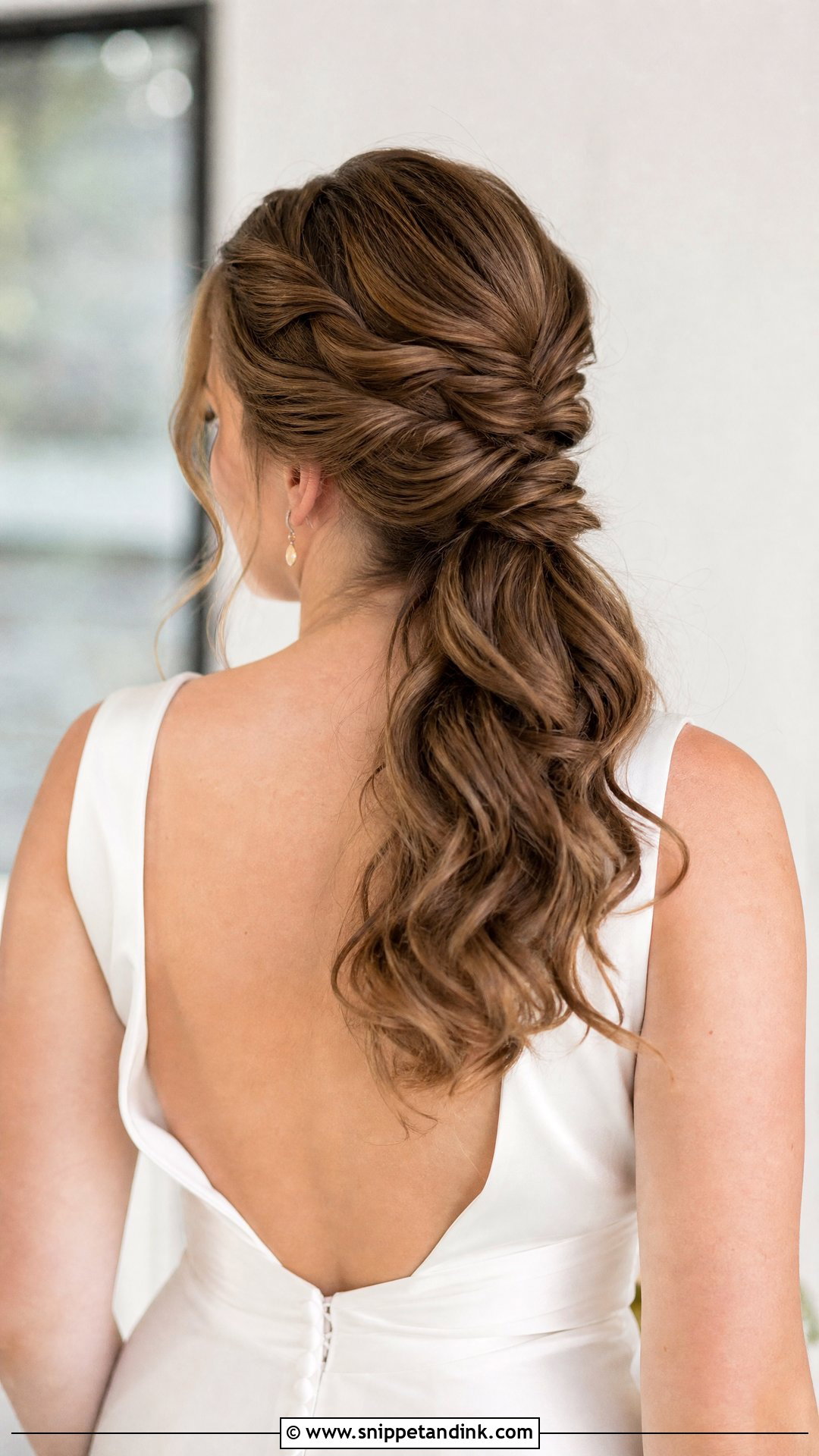 Low Ponytail With Twists Wedding Hair Tutorial - Snippet and Ink - 25 Wedding Hair Tutorial Ideas