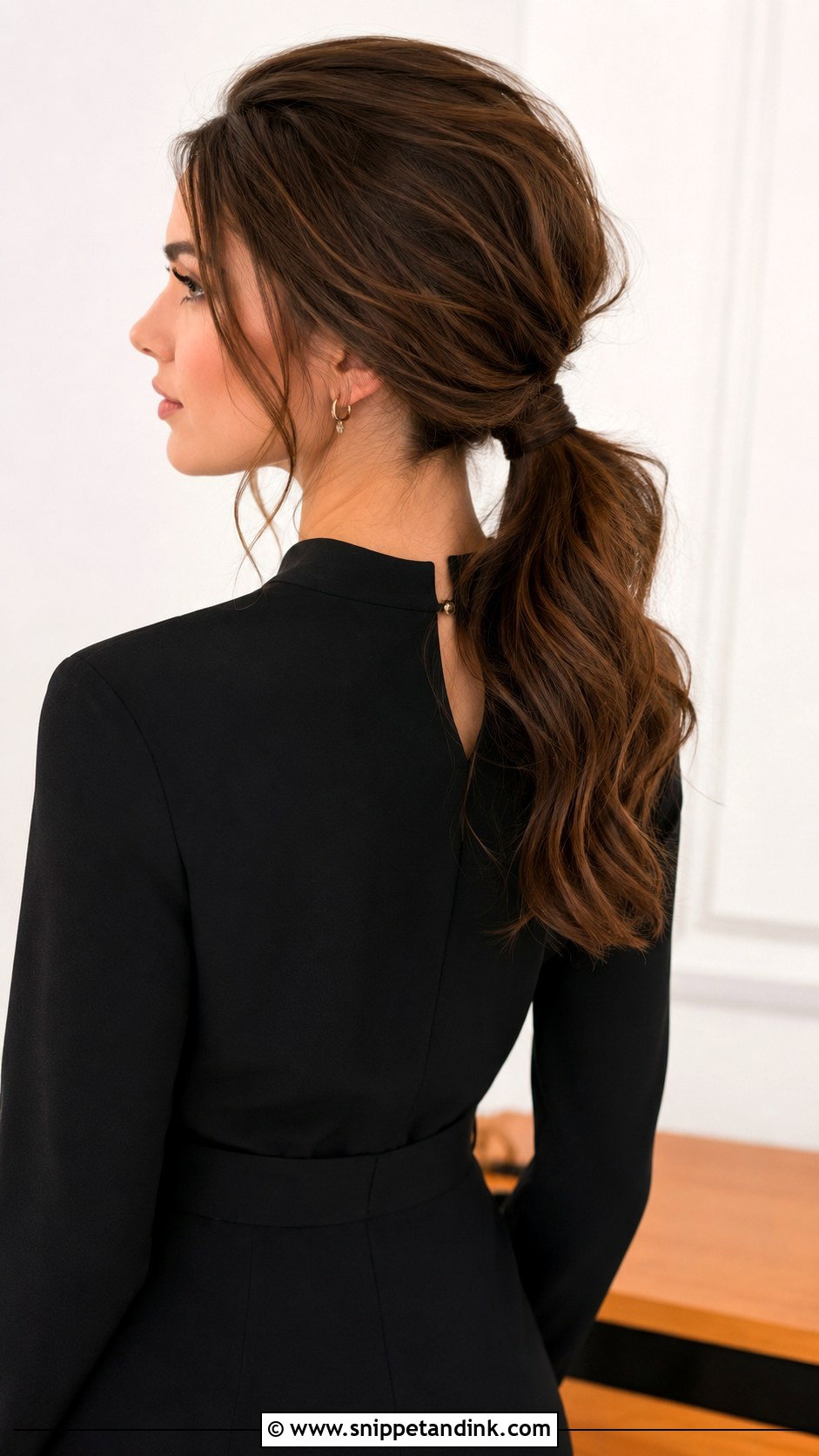 Low Ponytail With Volume - Snippet and Ink - 20 Short Hair for Wedding Guest Ideas