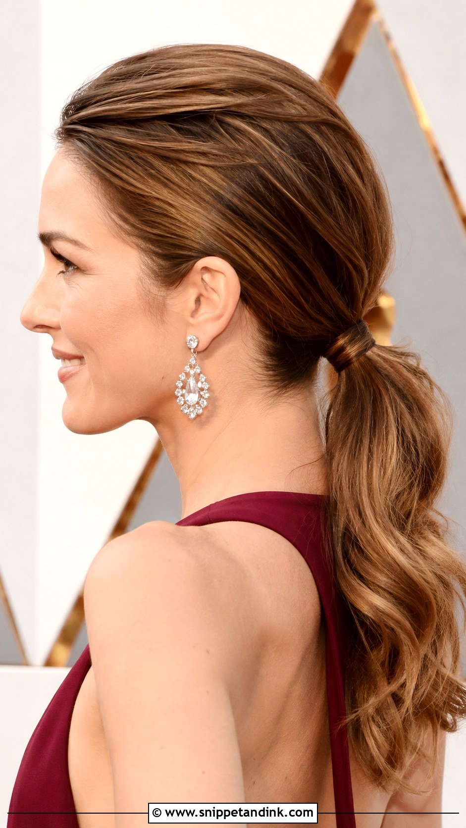 Low Ponytail With Volume - Snippet and Ink - 25 Mom Hairstyles for Wedding