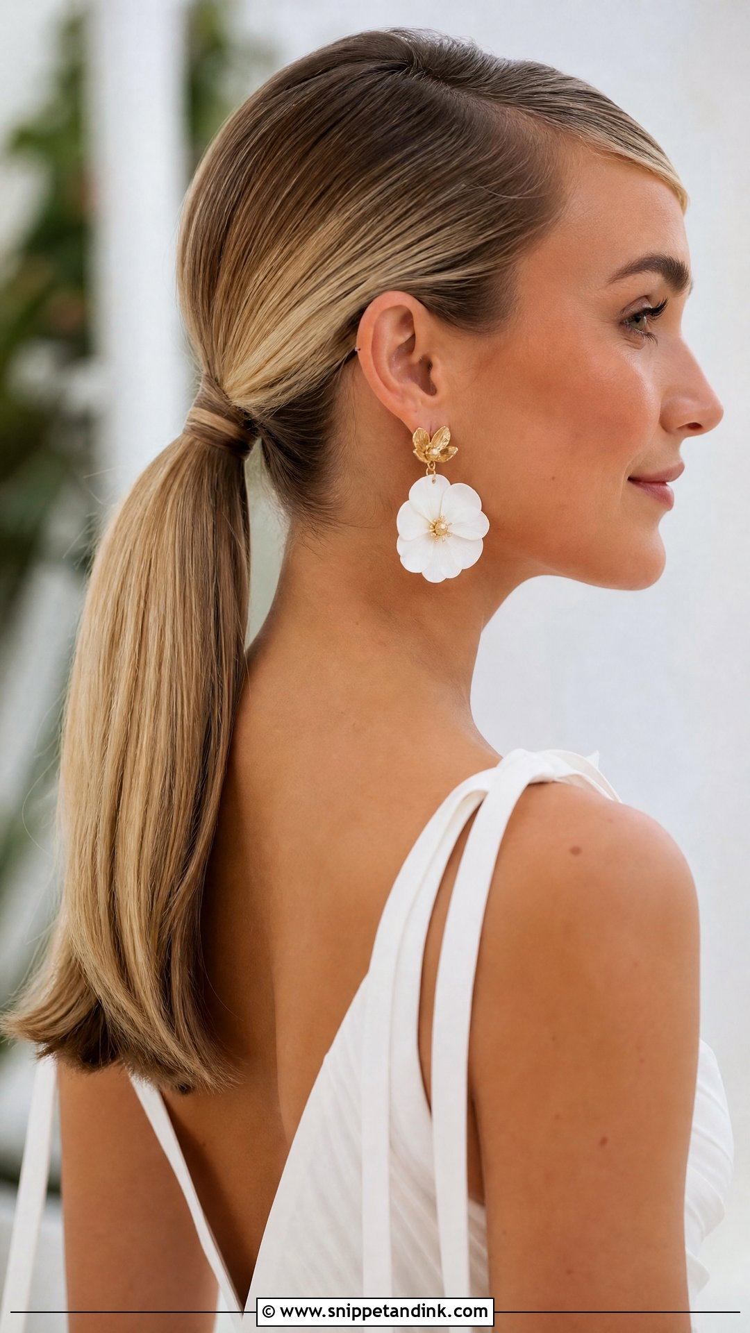 Low Ponytail for Thin Hair - Snippet and Ink - 20 Wedding Guest Hair for Fine Hair Ideas