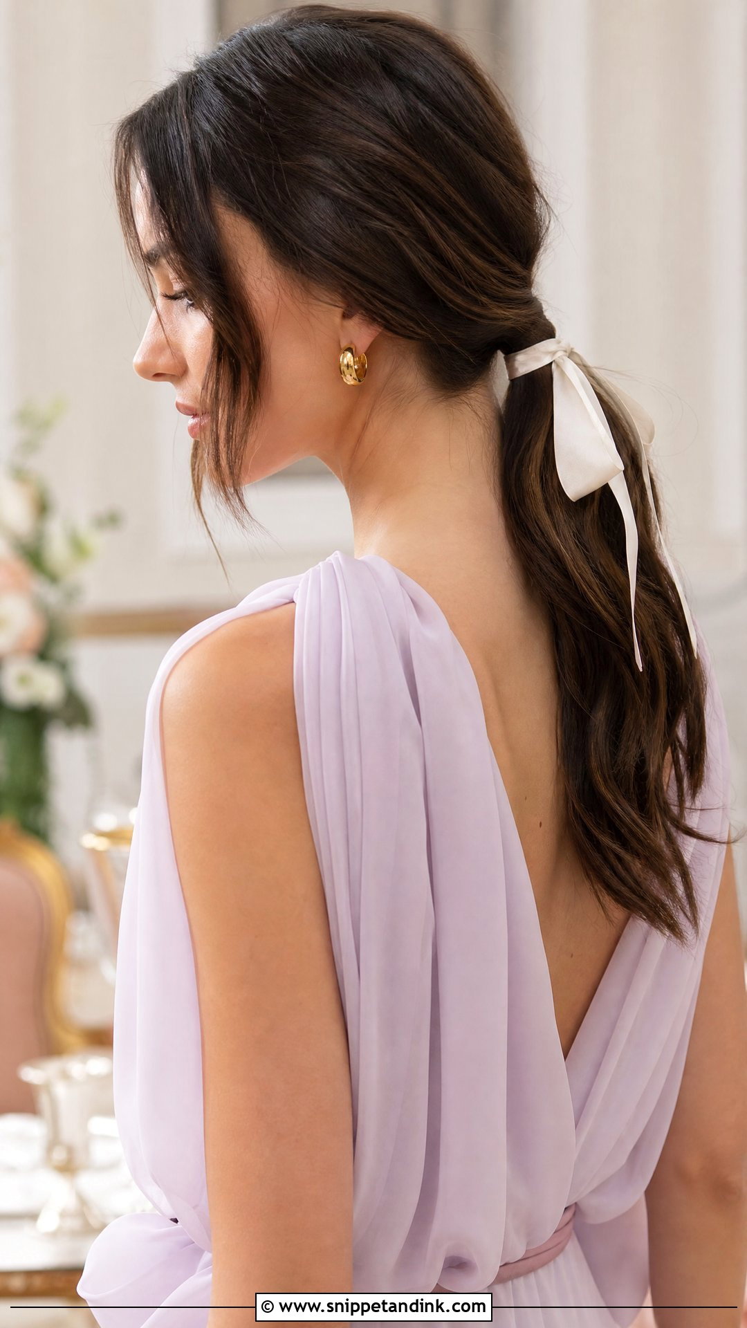 Low Ponytail for Wedding Guest - Snippet and Ink - 20 Ponytail for Wedding Guest Ideas