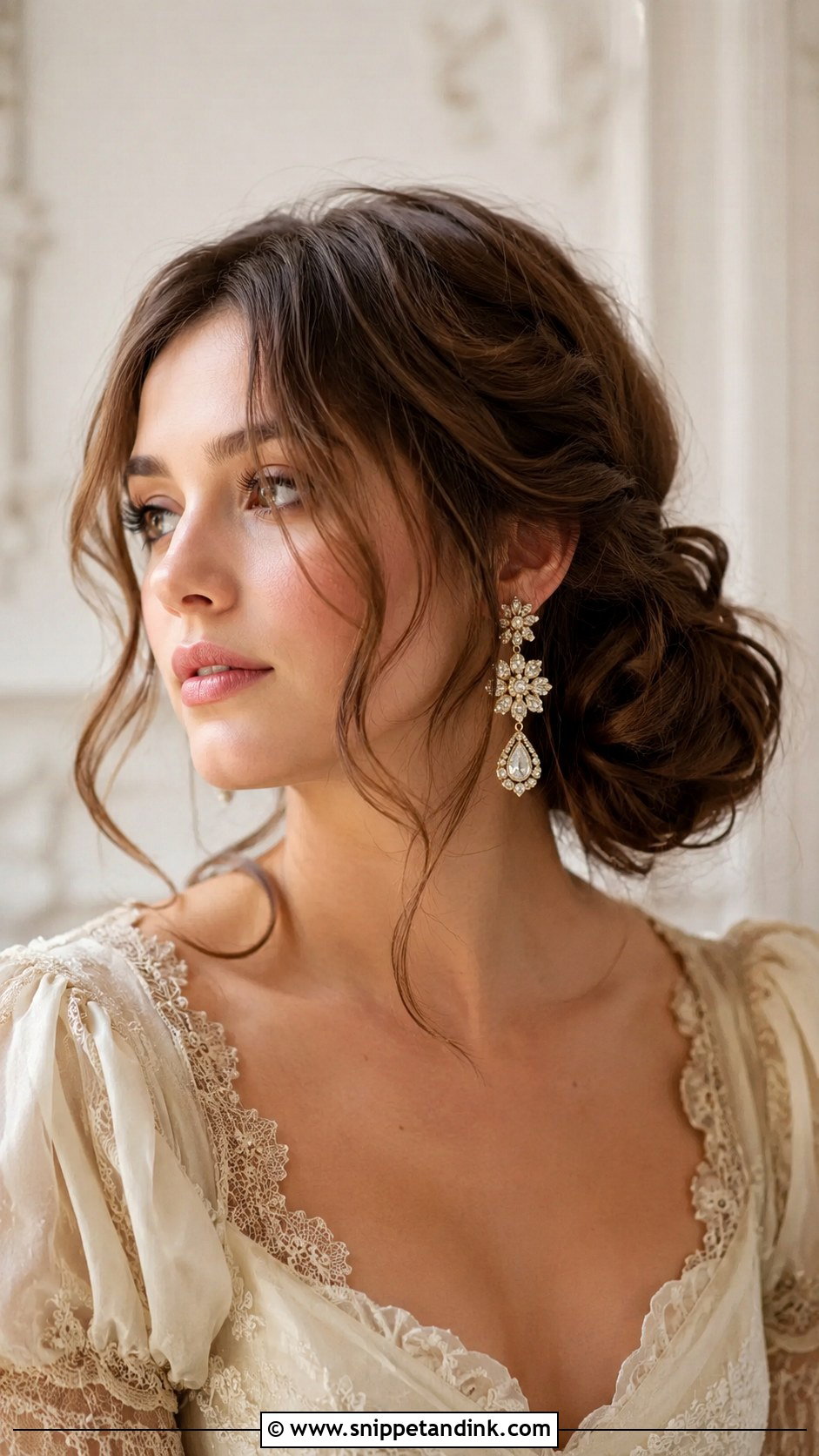 Low Side Bun - Snippet and Ink - 25 Simple Wedding Hairstyles for Long Hair