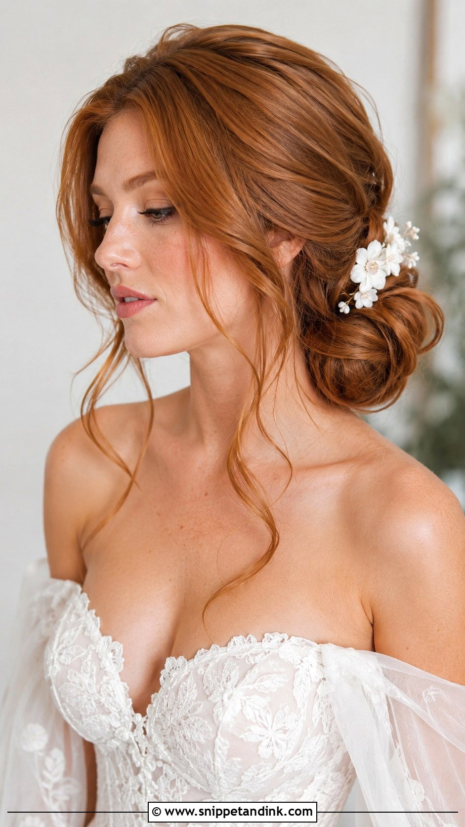Low Side Bun Wig - Snippet and Ink - 20 Wedding Wig Hairstyles