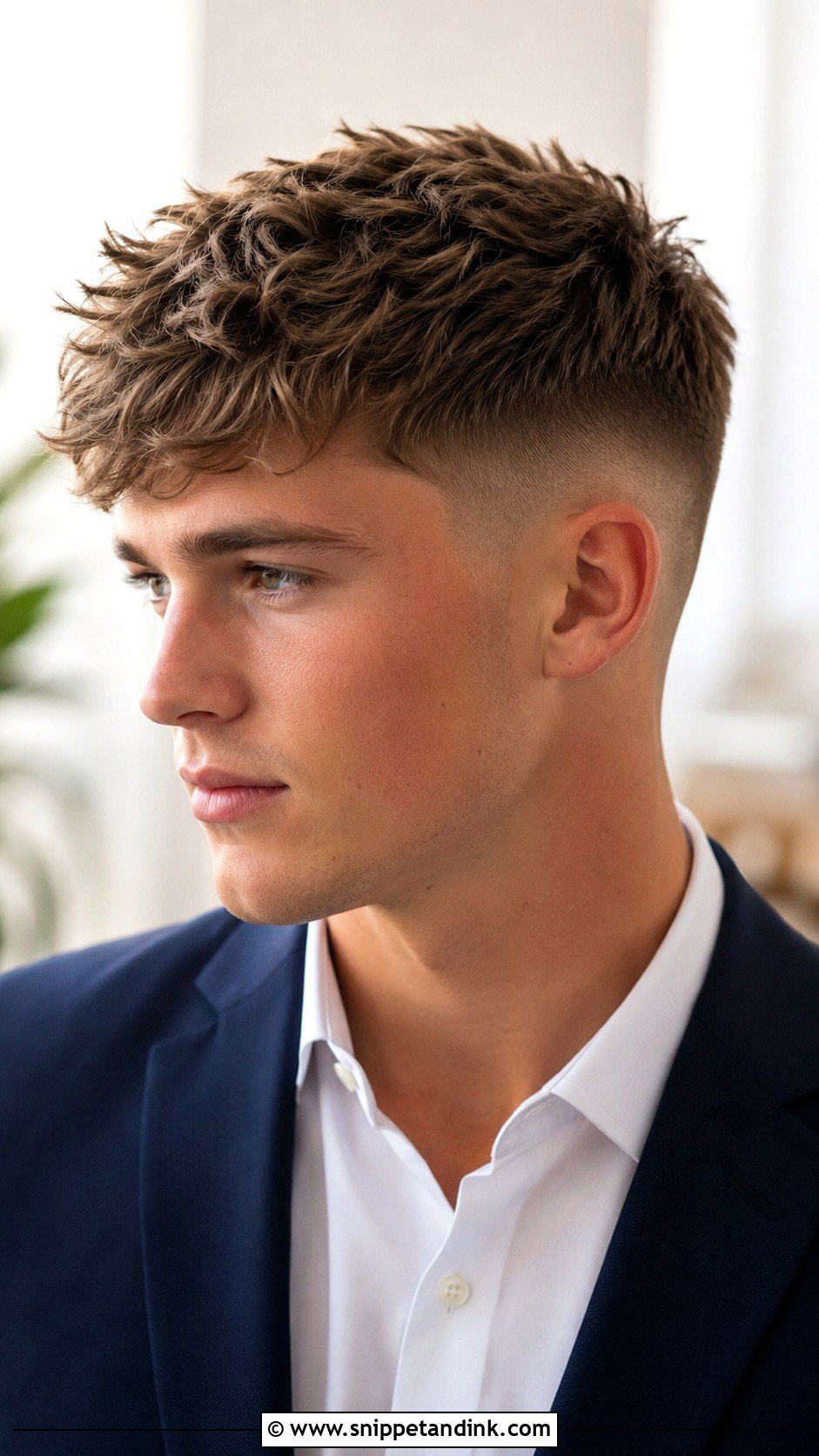 Low Taper Fringe For Prom - Snippet and Ink - 15 Male Prom Hairstyles