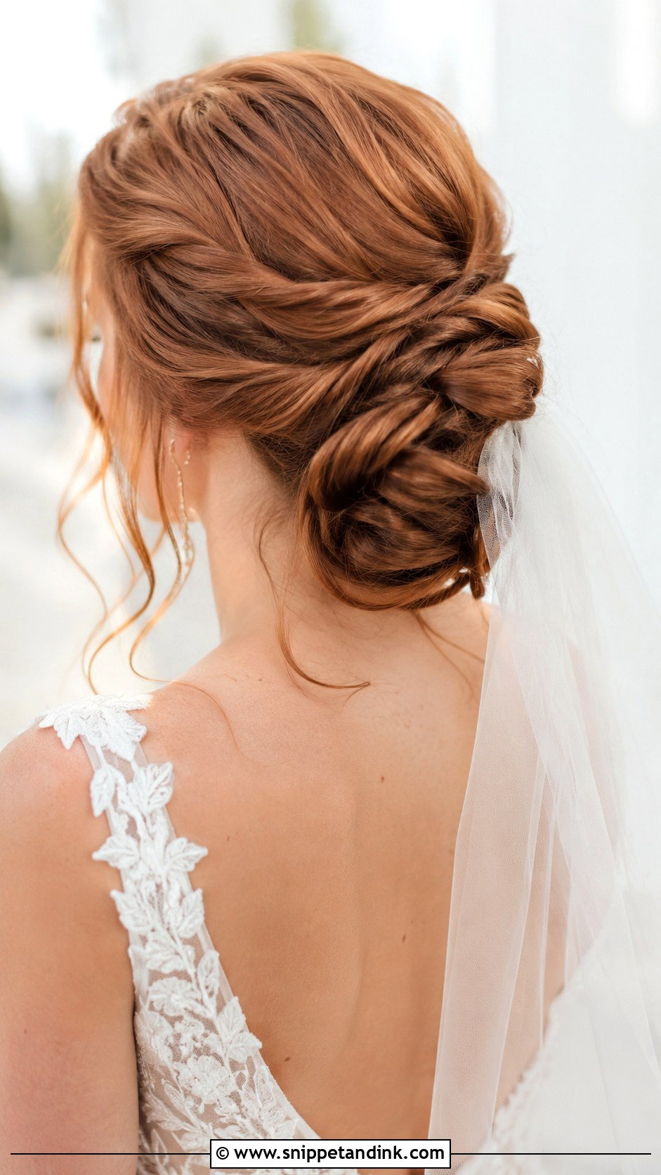 Low Twisted Bun - Snippet and Ink - 30 Easy Wedding Hairstyles