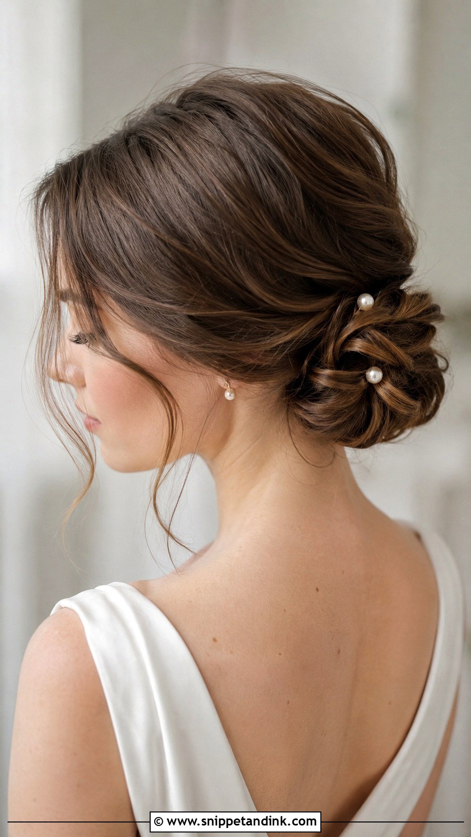 Low Twisted Chignon - Snippet and Ink - 25 Wedding Guest Hair Up Ideas