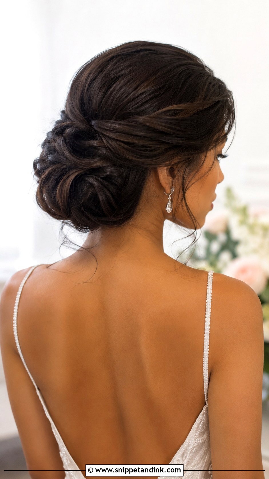 Low Updo Wedding Hair For Long Hair - Snippet and Ink - 15 Low Updo Wedding Hair Tutorial Ideas