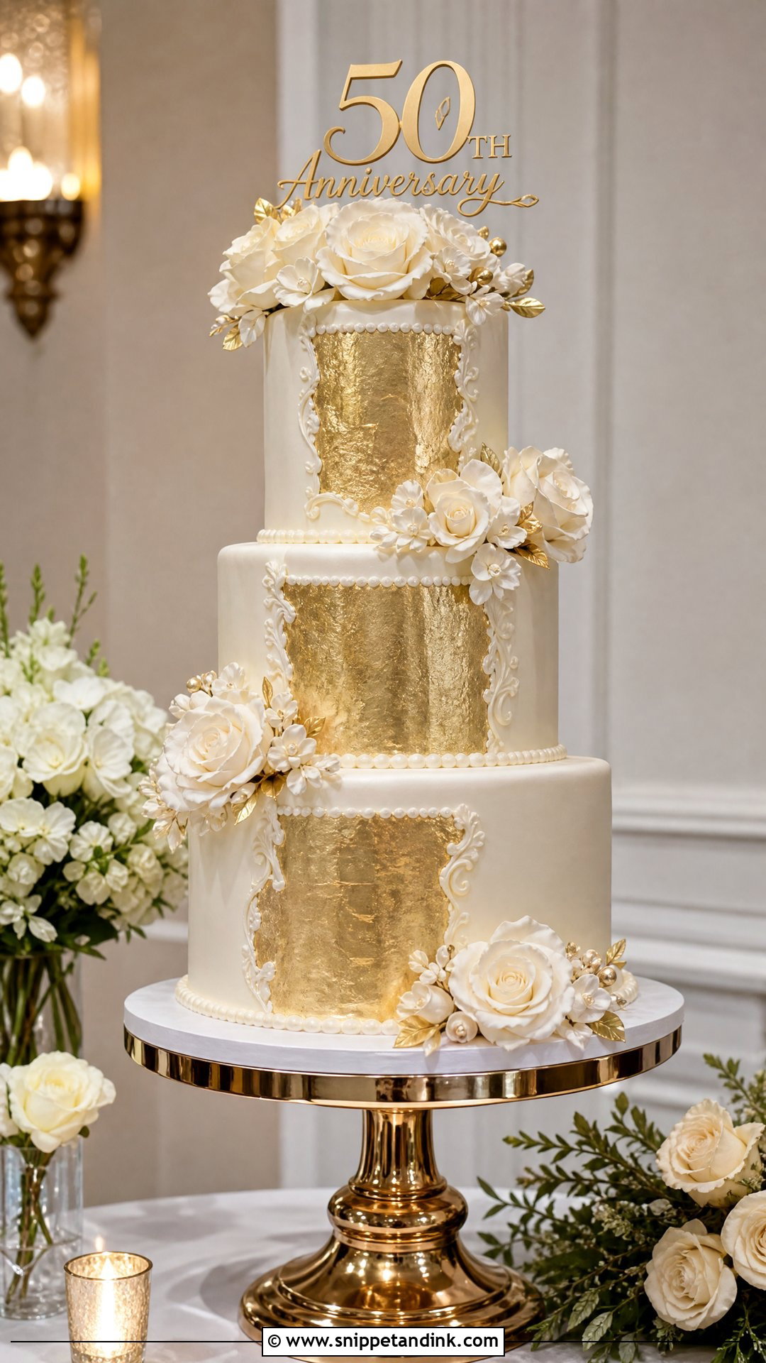 Luxury Anniversary Cake - Snippet and Ink - 35 Anniversary Cake Ideas