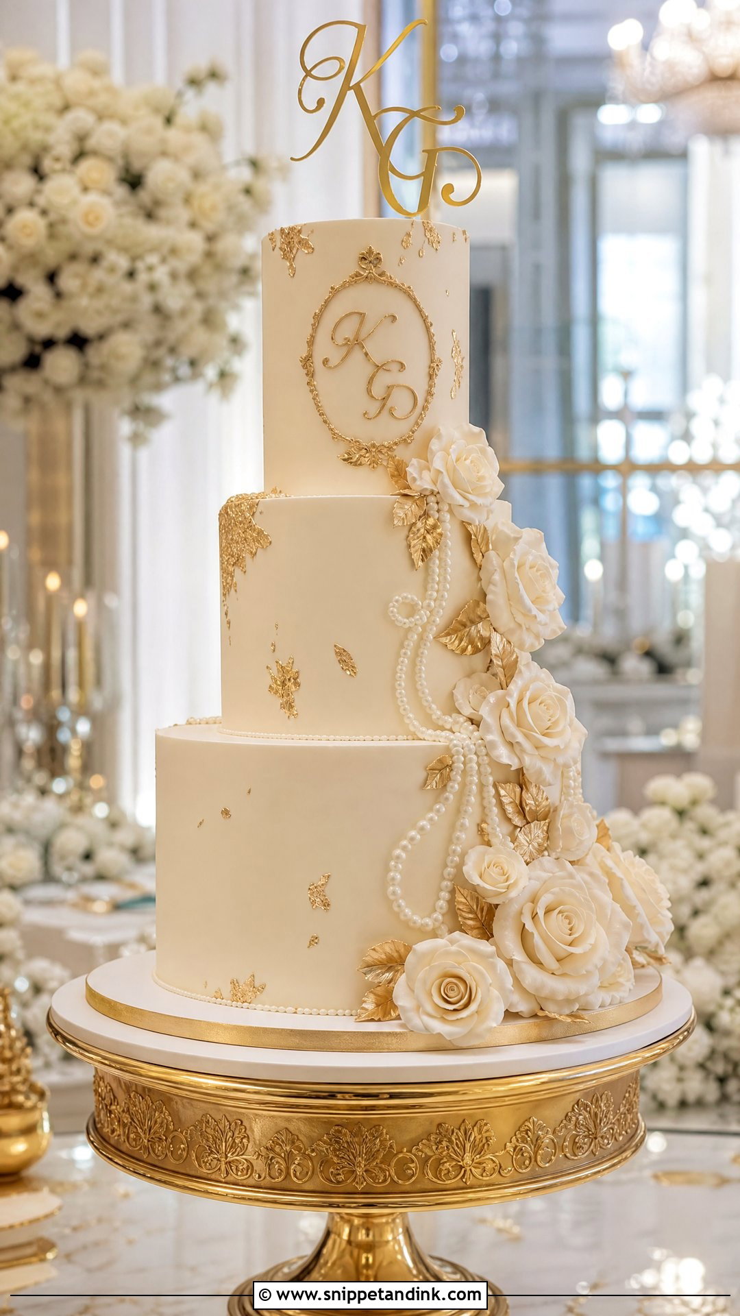 Luxury Dummy Wedding Cake - Snippet and Ink - 25 Dummy Cake Ideas for Wedding