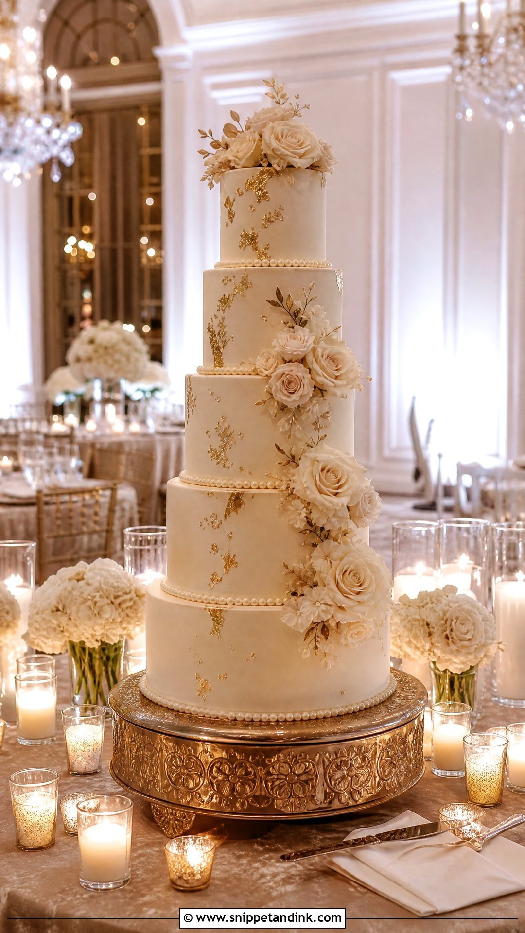 Luxury Wedding Cake Table - Snippet and Ink - 25 Wedding Cake Table Ideas