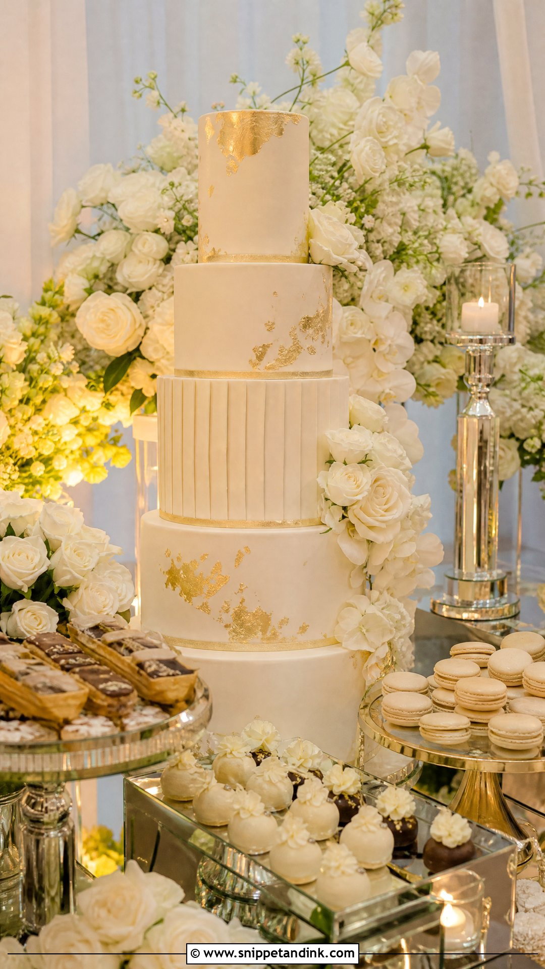 Luxury Wedding Dessert Table - Snippet and Ink - 20 Wedding Dessert Table Ideas