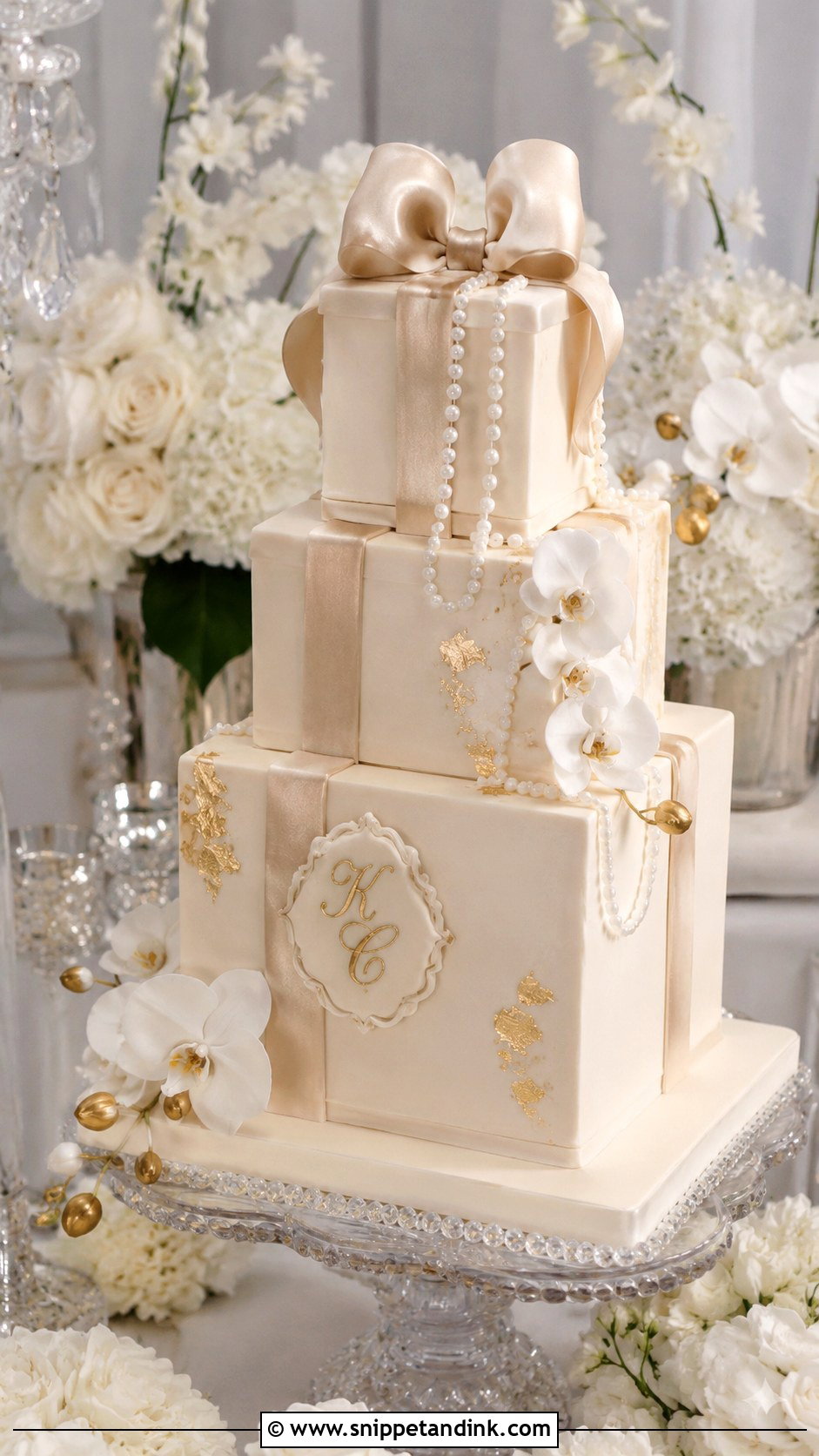 Luxury Wedding Gift Cake - Snippet and Ink - 20 Gift Cake Design Ideas for Wedding