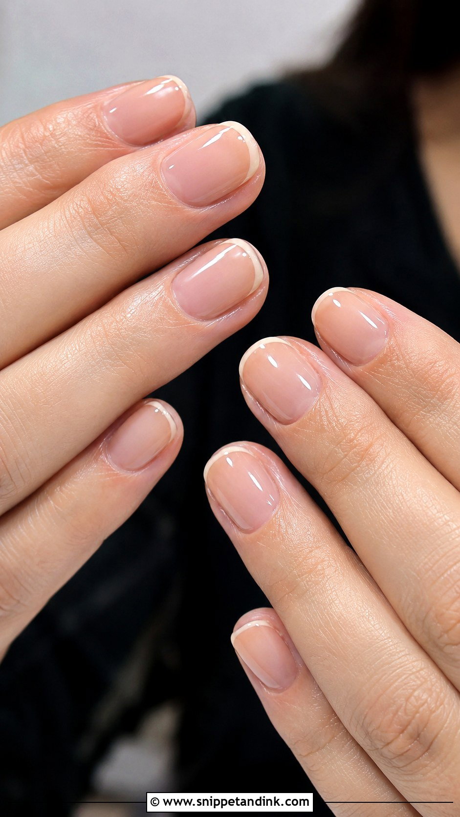 MOB Micro French Nails - Snippet and Ink - 20 Mob Nails for Wedding
