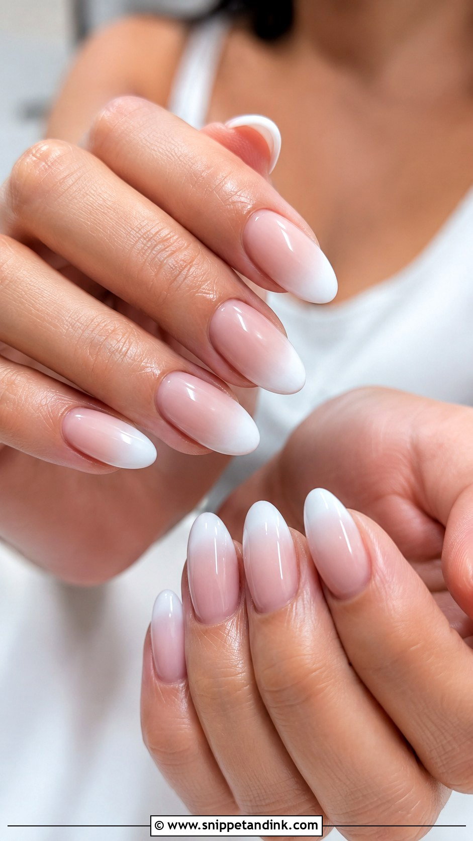 MOB Ombre French Nails - Snippet and Ink - 20 Mob Nails for Wedding