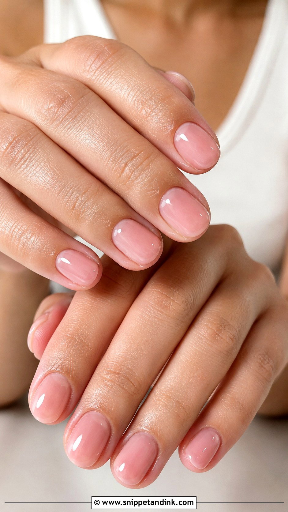 MOB Sheer Pink Nails - Snippet and Ink - 20 Mob Nails for Wedding