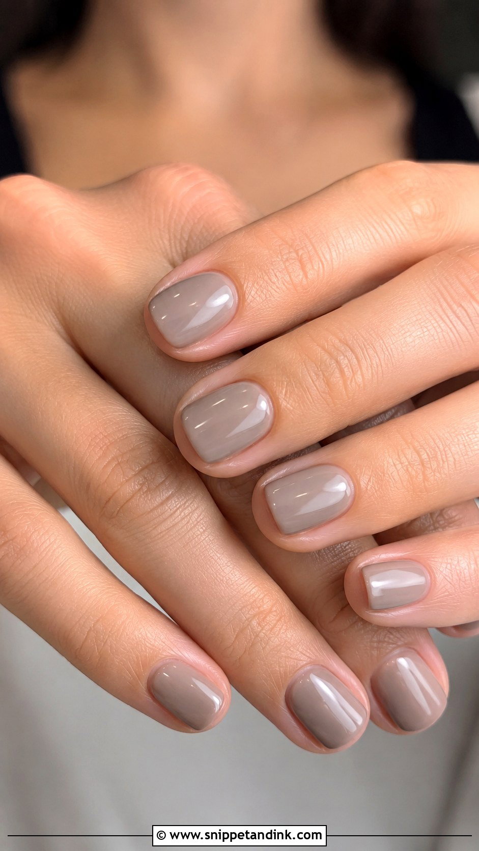 MOB Taupe Nails - Snippet and Ink - 20 Mob Nails for Wedding