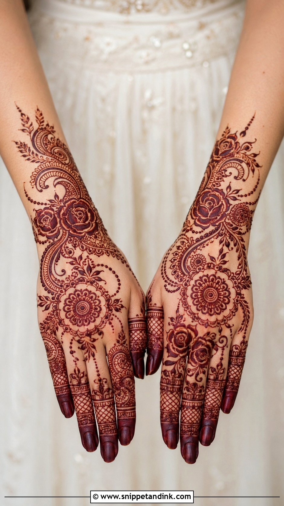 Magenta Mehndi Dress For Bride - Snippet and Ink - 35 Mehndi Dress for Bride Ideas
