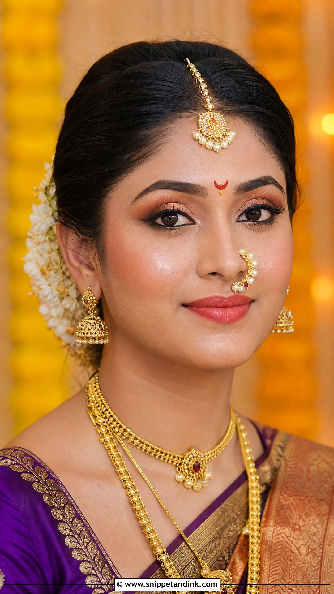Maharashtrian Bridal Eye Makeup - Snippet and Ink - 25 Indian Bridal Eye Makeup Ideas
