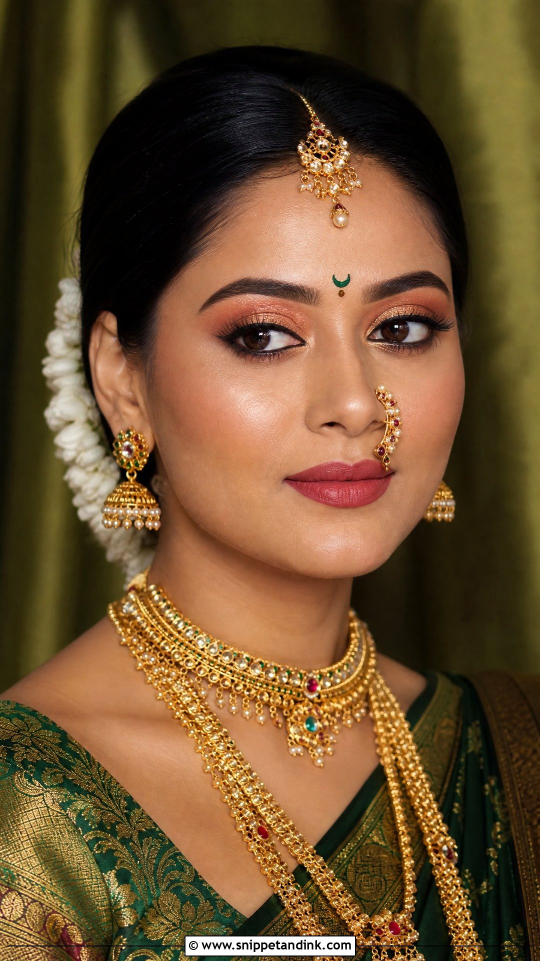 Maharashtrian Bridal HD Makeup - Snippet and Ink - 25 Indian Bridal HD Makeup Looks