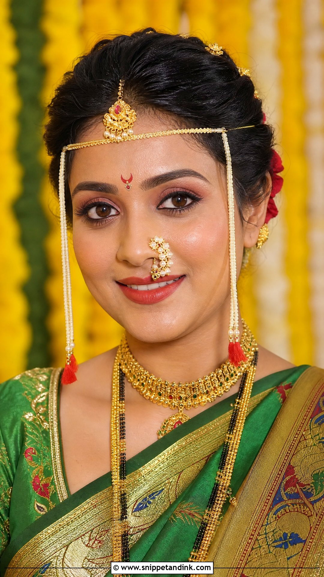 Maharashtrian Bridal Look - Snippet and Ink - 20 Indian Bridal Looks