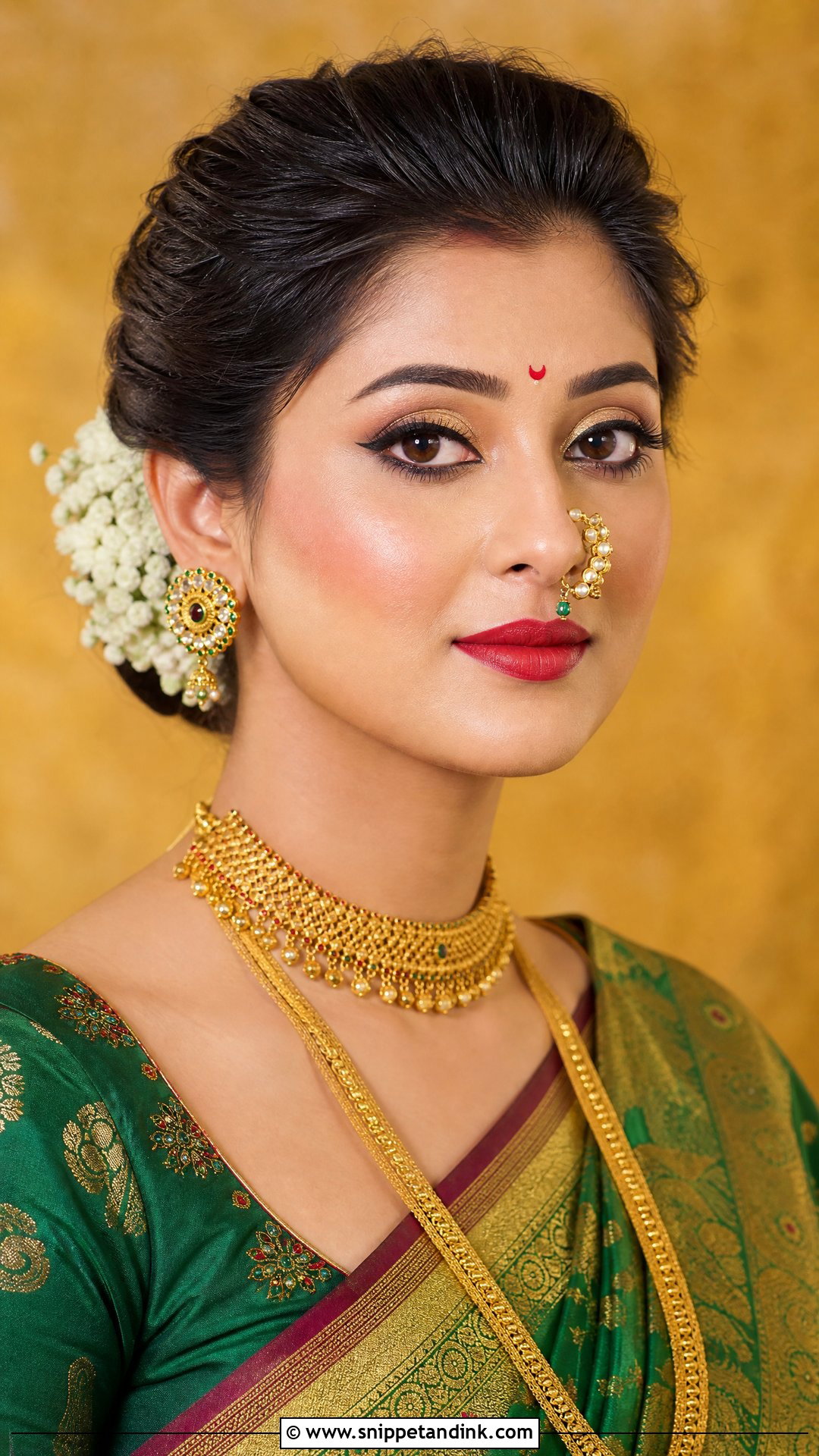 Maharashtrian Bridal Makeup - Snippet and Ink - 20 Indian Bridal Makeup Looks