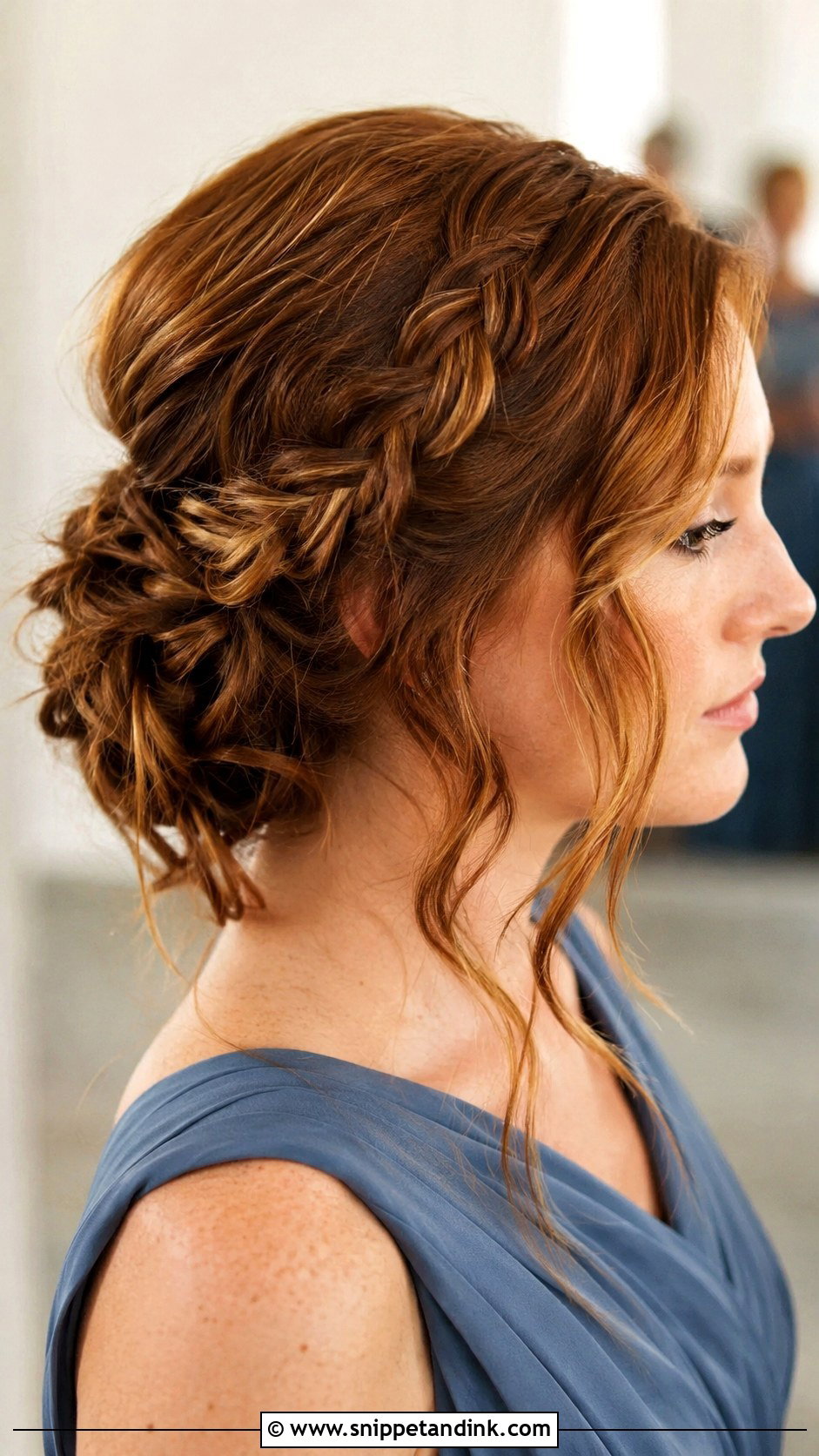 Maid Of Honor Braided Low Bun - Snippet and Ink - 15 Simple Maid of Honor Hair Ideas