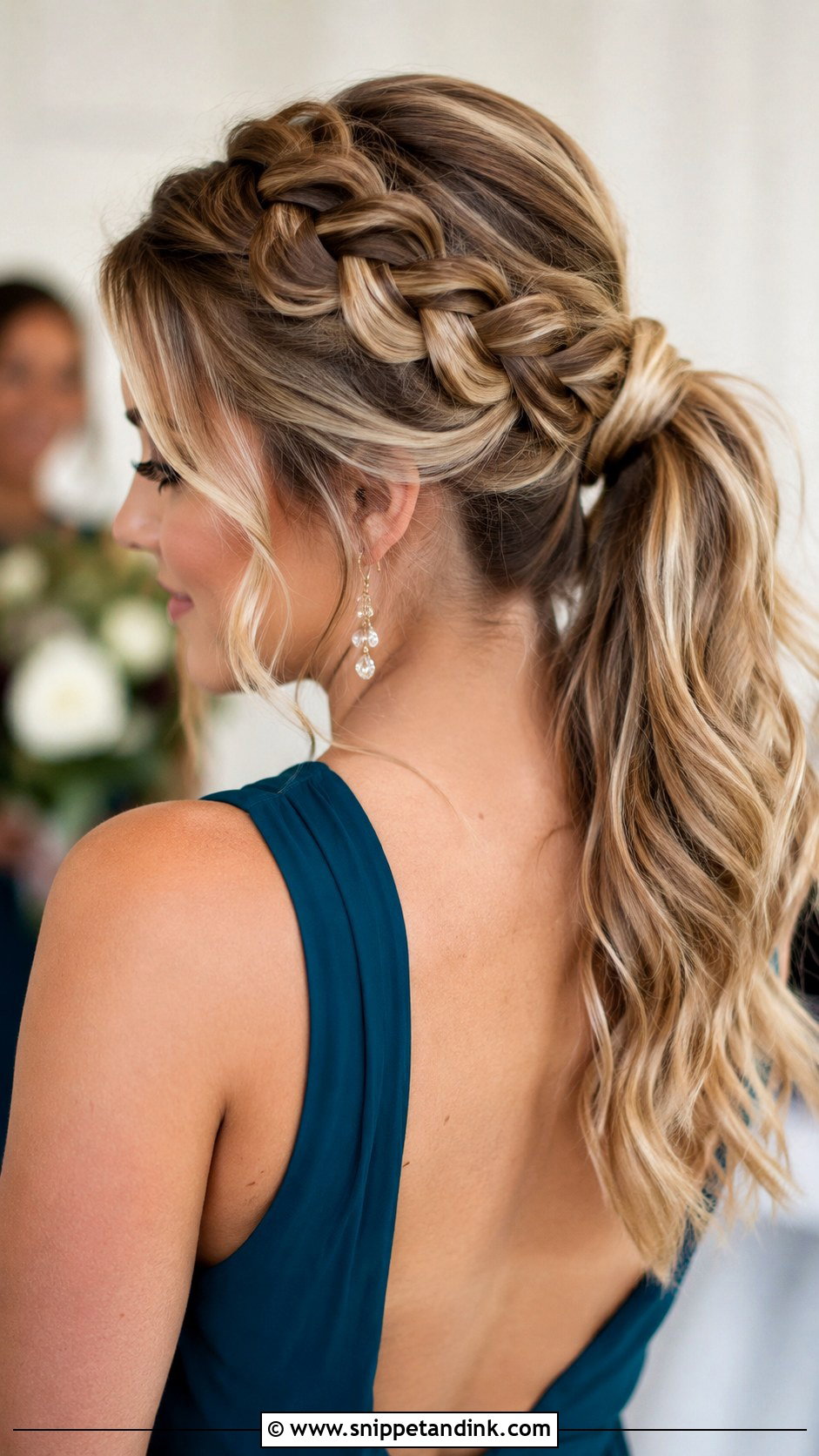 Maid Of Honor Braided Ponytail - Snippet and Ink - 25 Made of Honor Hairstyles