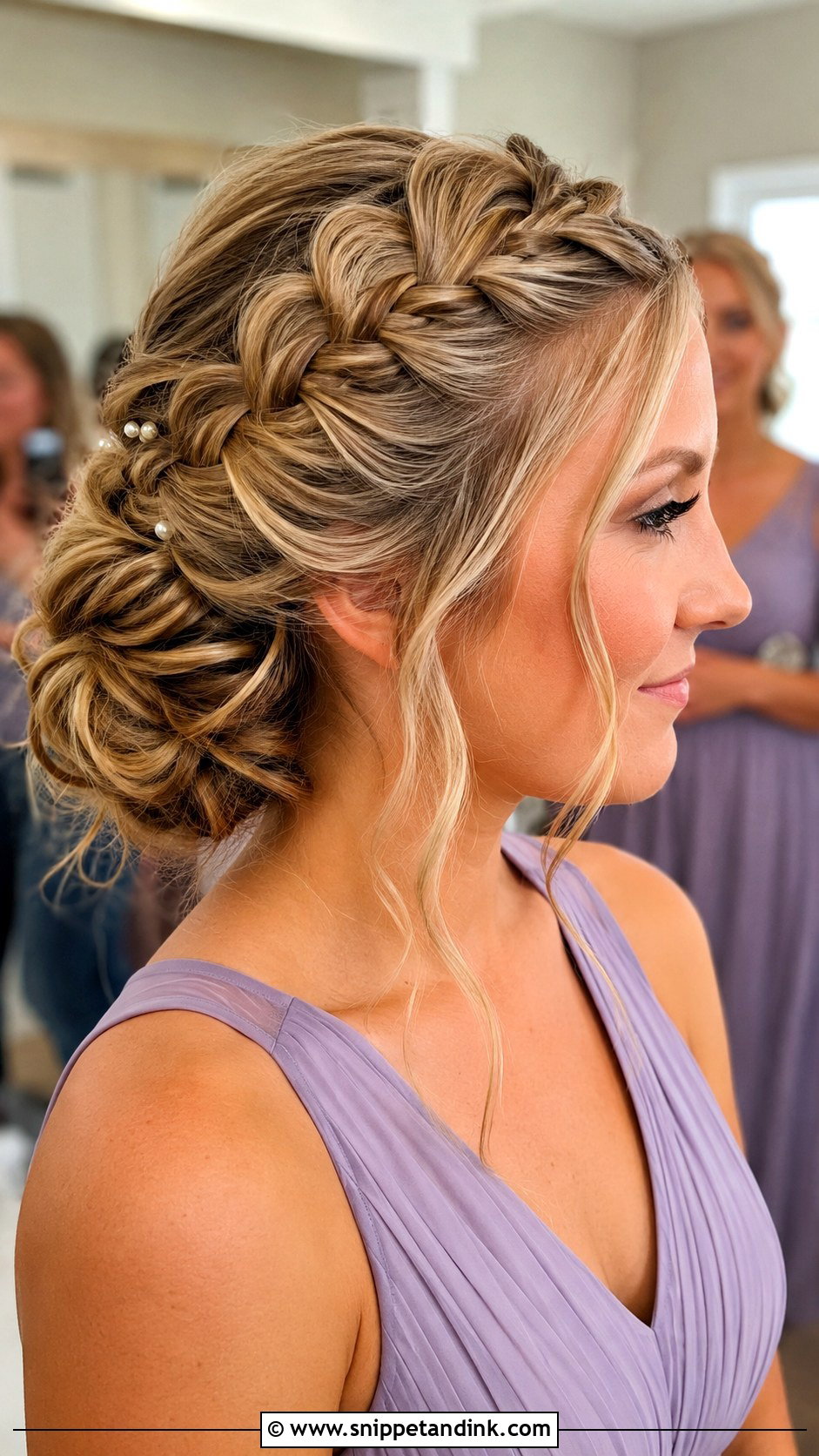 Maid Of Honor Braided Updo - Snippet and Ink - 15 Maid of Honor Wedding Hairstyles