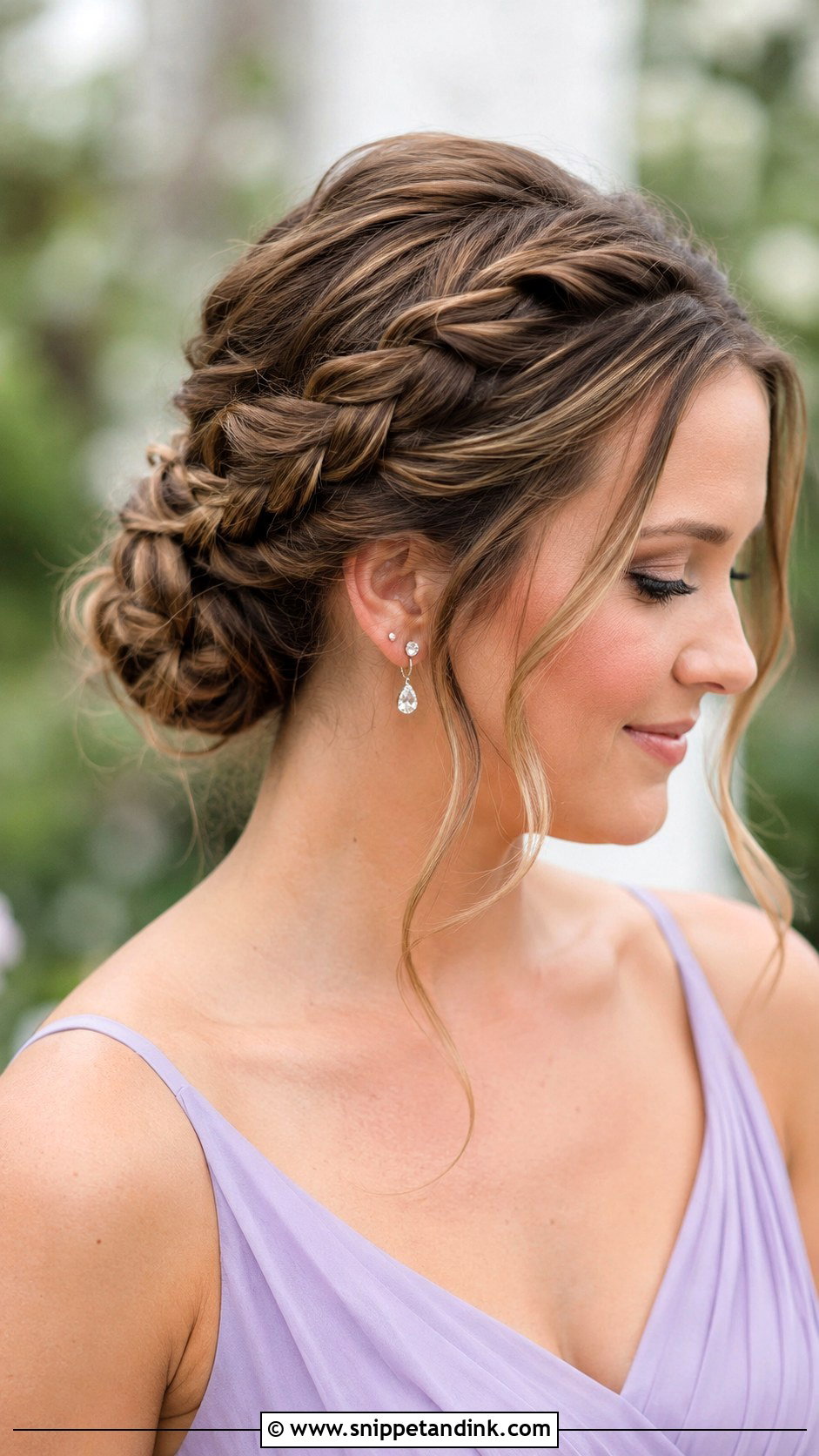 Maid Of Honor Braided Updo - Snippet and Ink - 15 Maid of Honor Wedding Hair Ideas