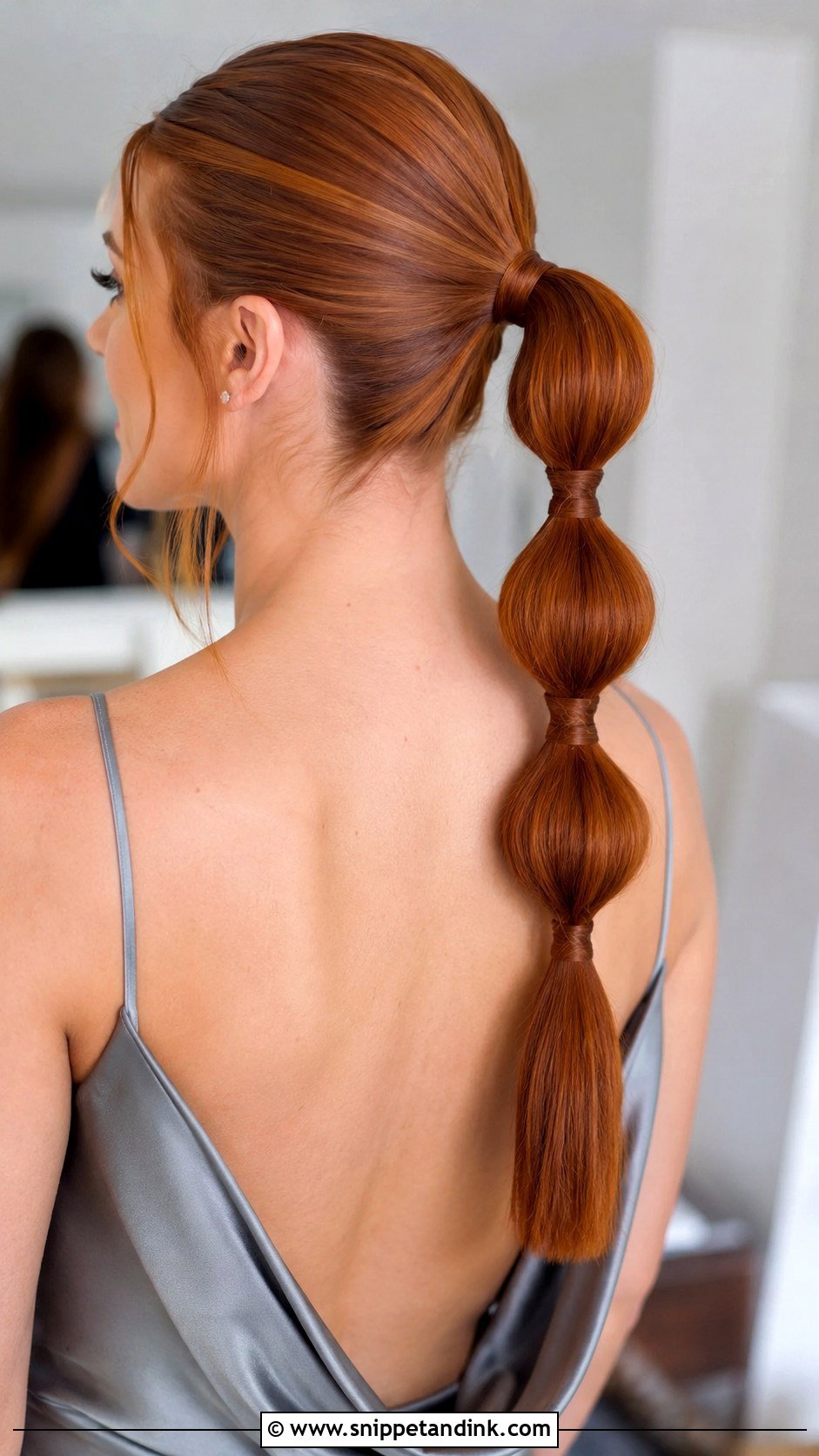 Maid Of Honor Bubble Ponytail For Long Hair - Snippet and Ink - 20 Maid of Honor Hairstyles for Long Hair