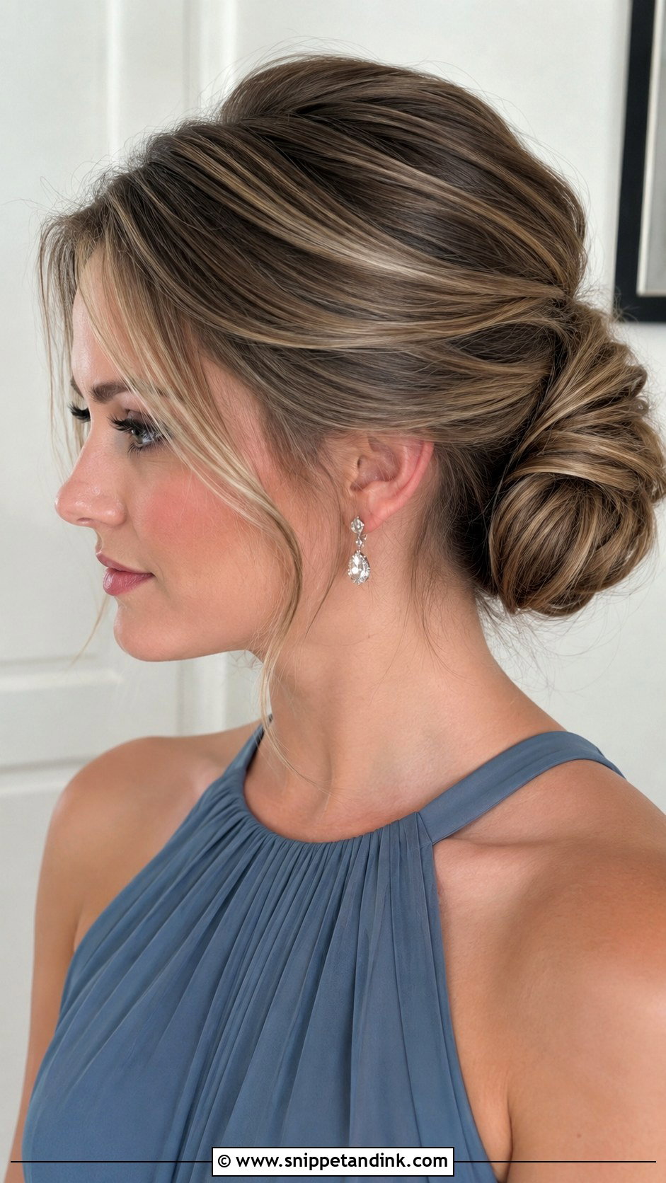 Maid Of Honor Chignon - Snippet and Ink - 25 Made of Honor Hairstyles