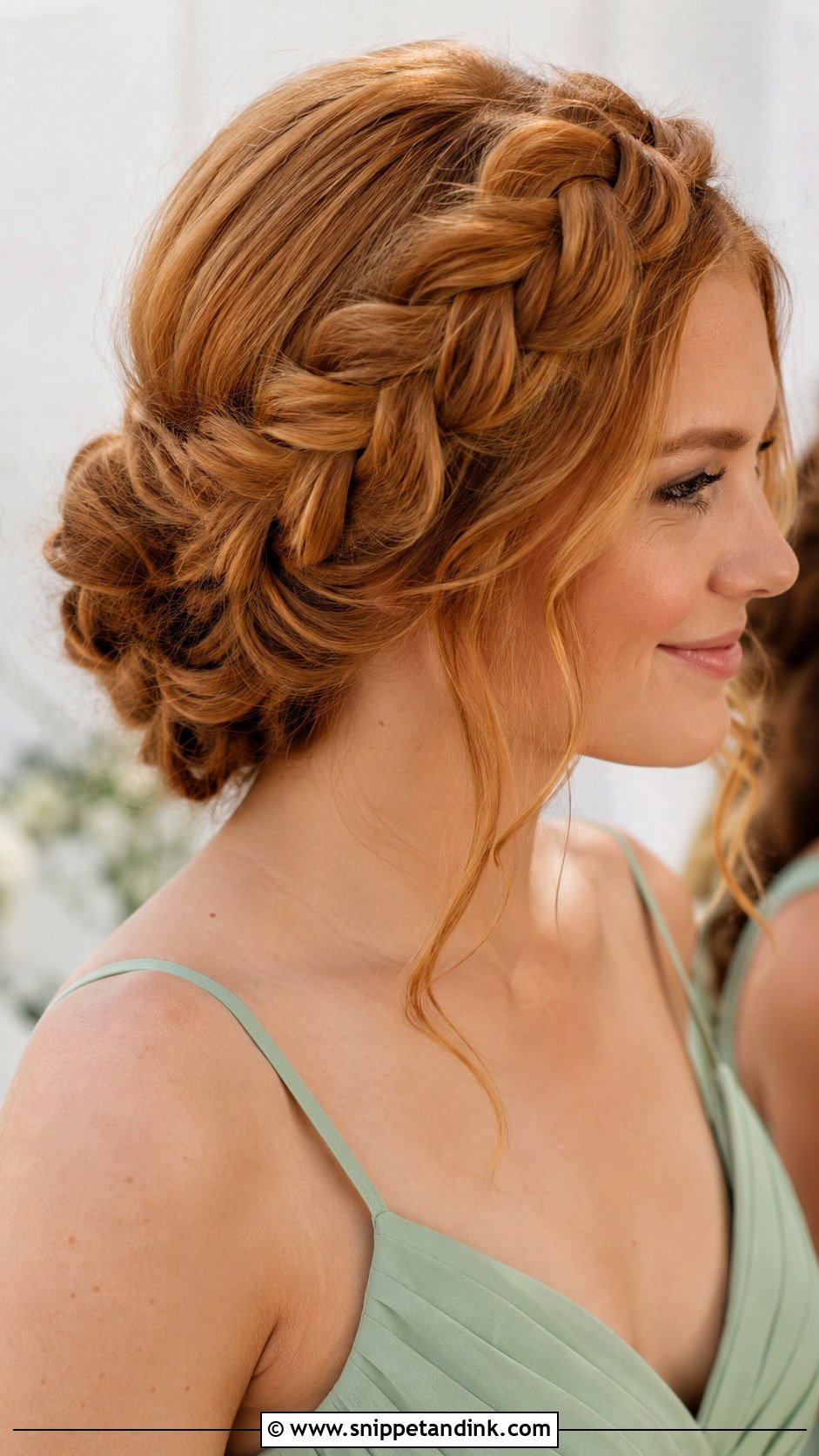Maid Of Honor Crown Braid - Snippet and Ink - 25 Made of Honor Hairstyles