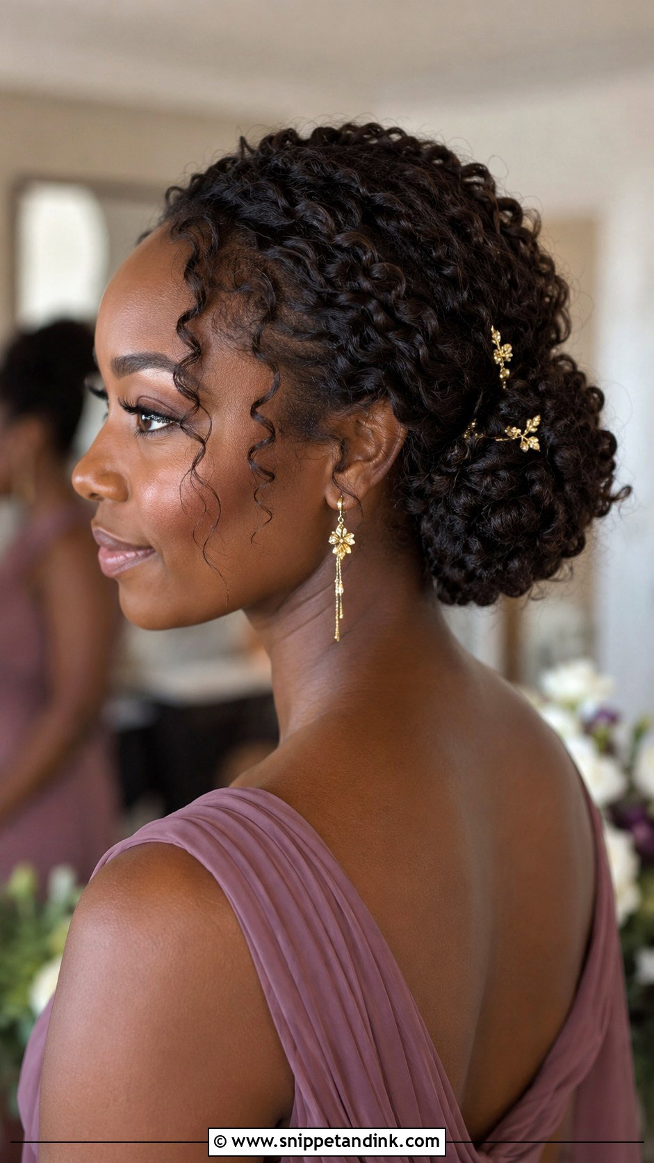 Maid Of Honor Curly Updo - Snippet and Ink - 15 Maid of Honor Wedding Hairstyles