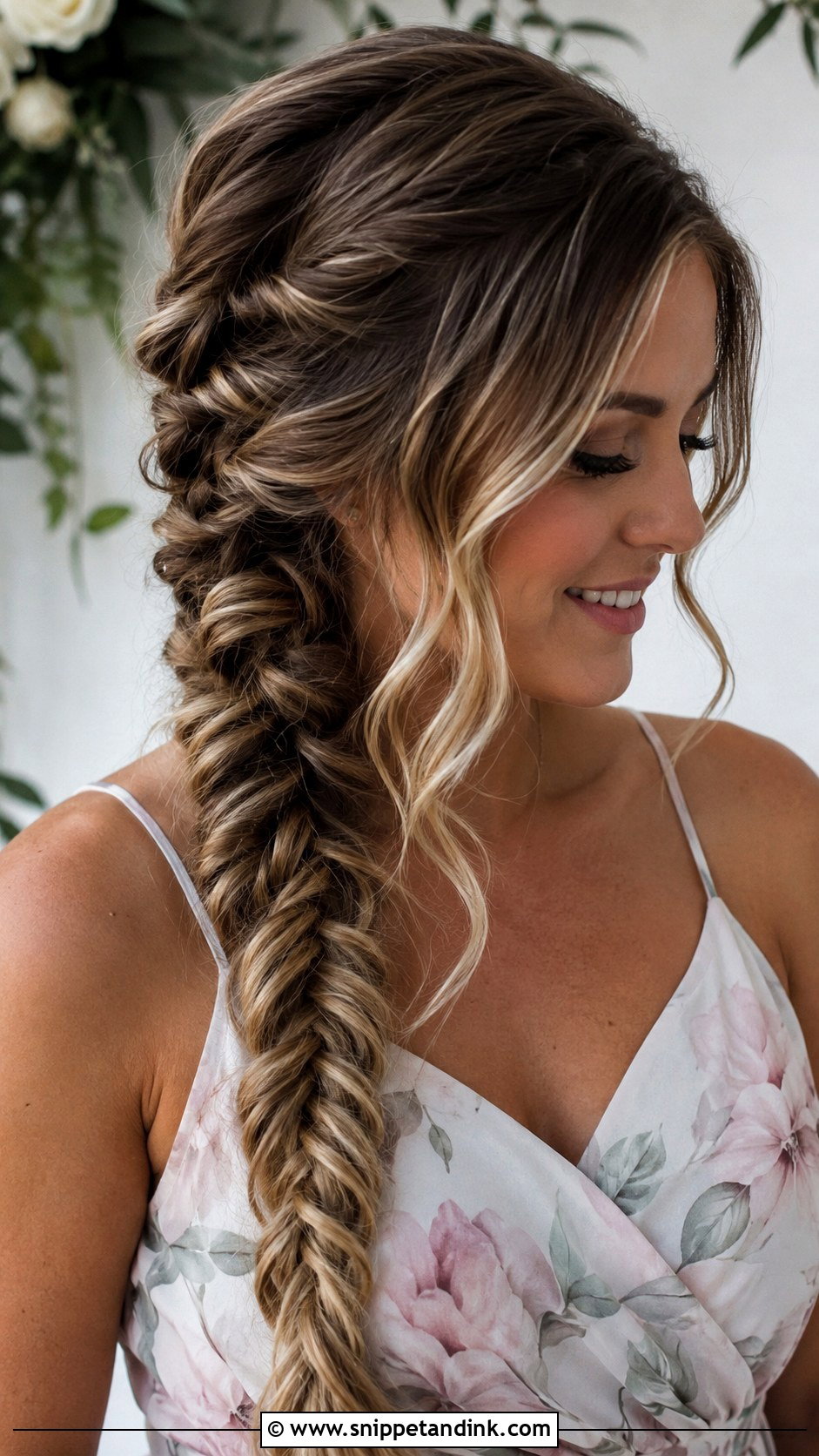Maid Of Honor Fishtail Braid - Snippet and Ink - 25 Made of Honor Hairstyles
